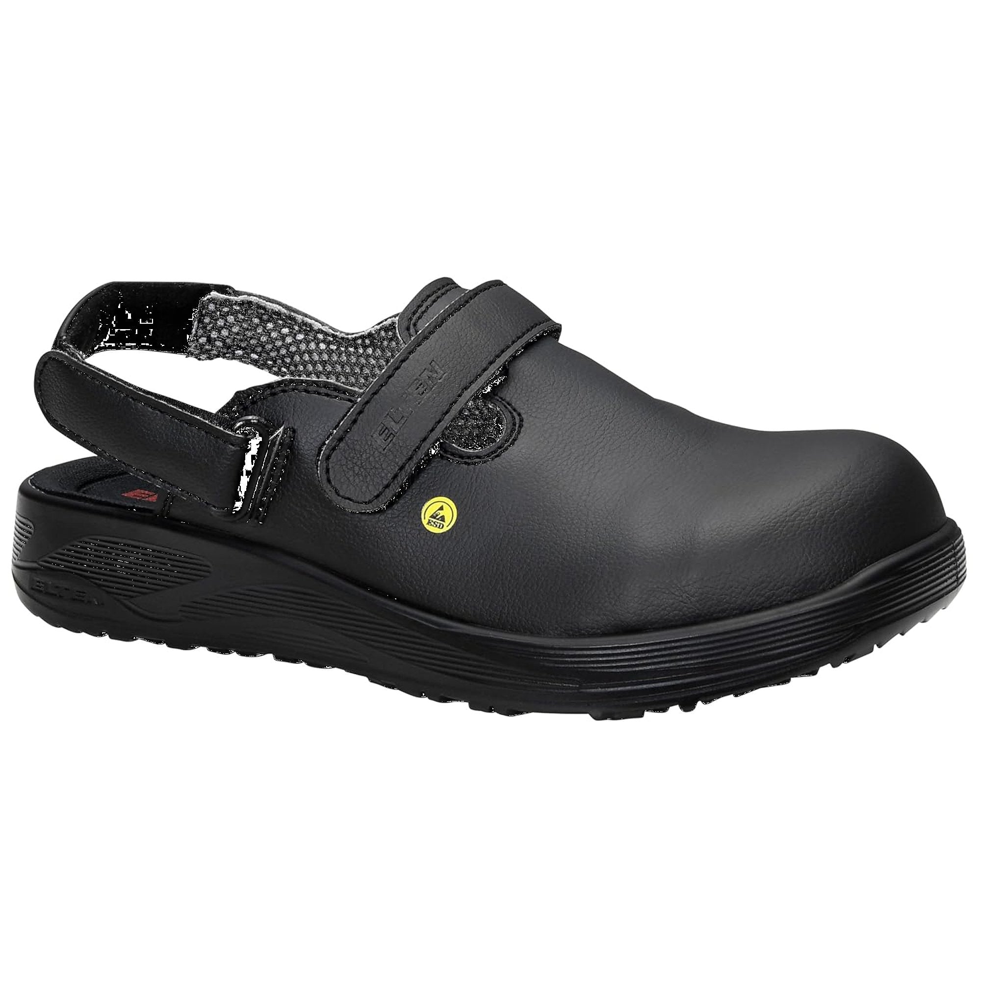 ELTEN MICHEL Black White ESD Clogs OB Professional Textile Work Safety Shoes