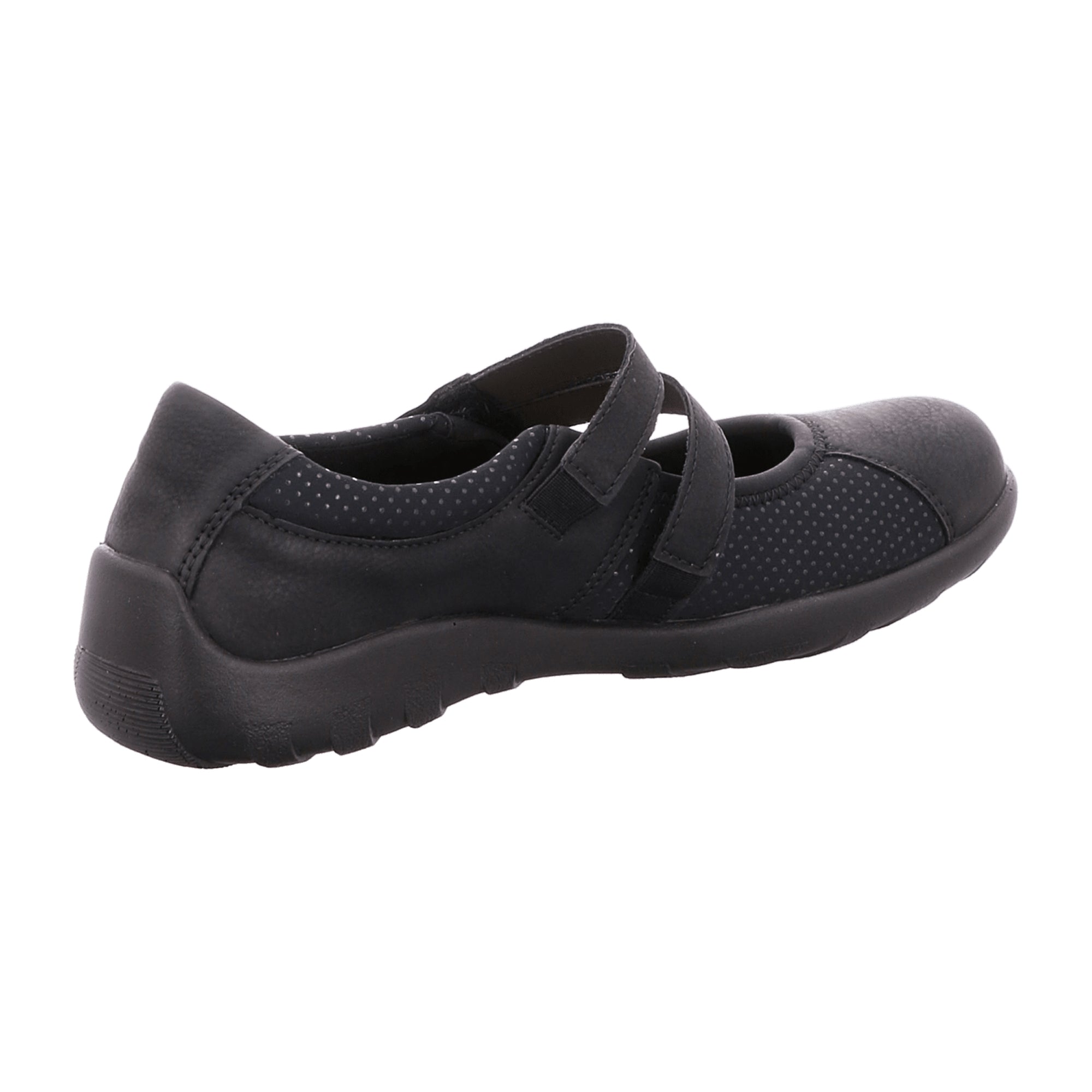 Remonte R3510-02 Black Women's Ankle-High Synthetic Lace-Up Shoes