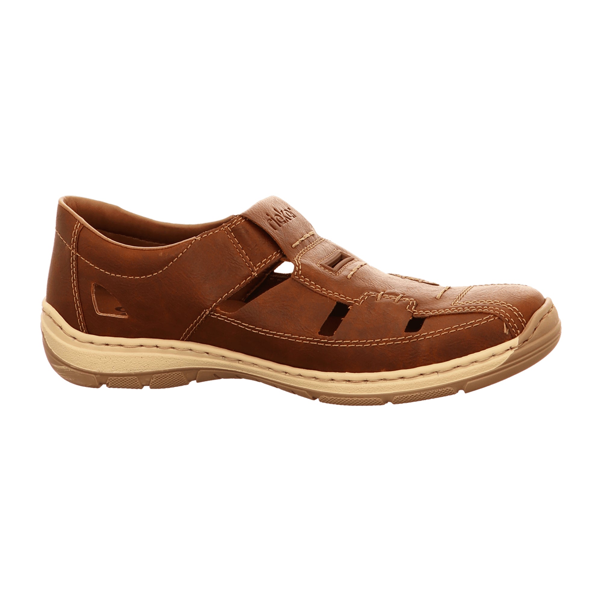 Rieker 0545564 Brown Shoes for Men Comfortable Stylish Footwear