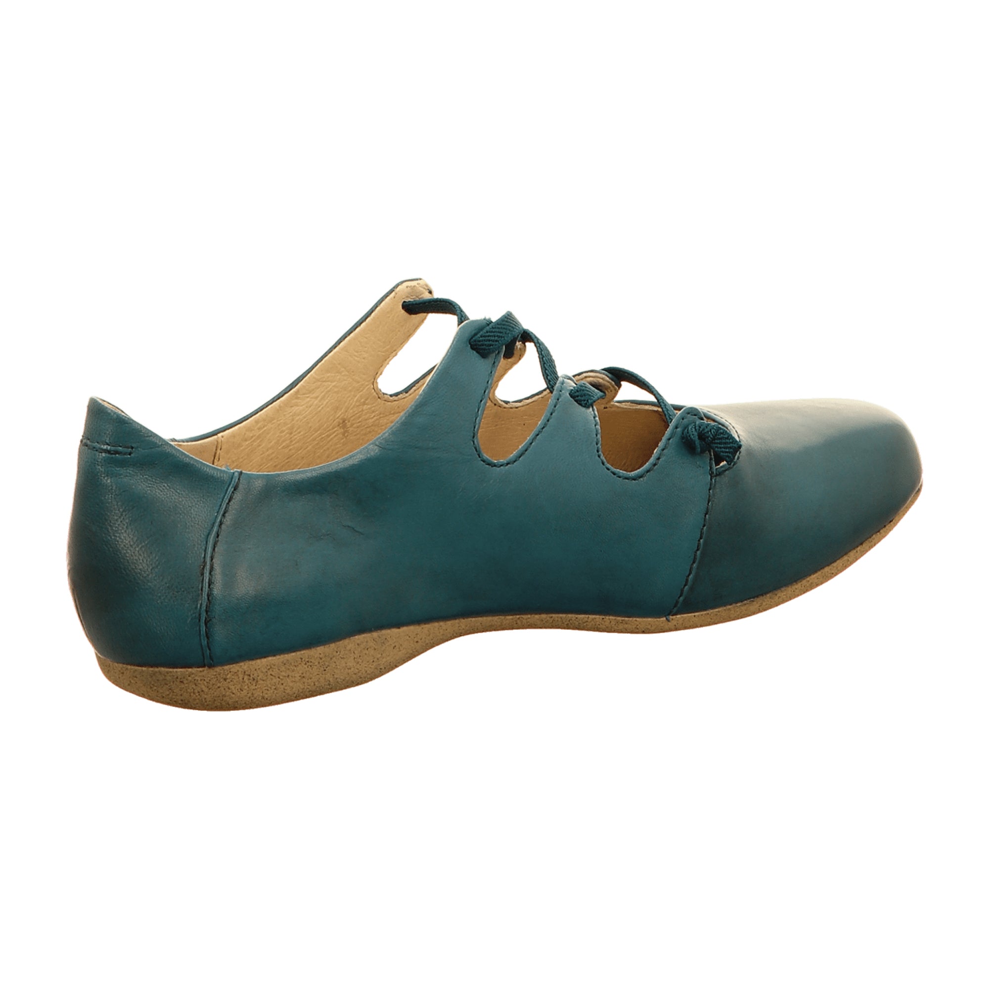 Josef Seibel Fiona 04 Women's Flat Shoes - Black Leather Ballerinas (Size 6.5, Medium Width)