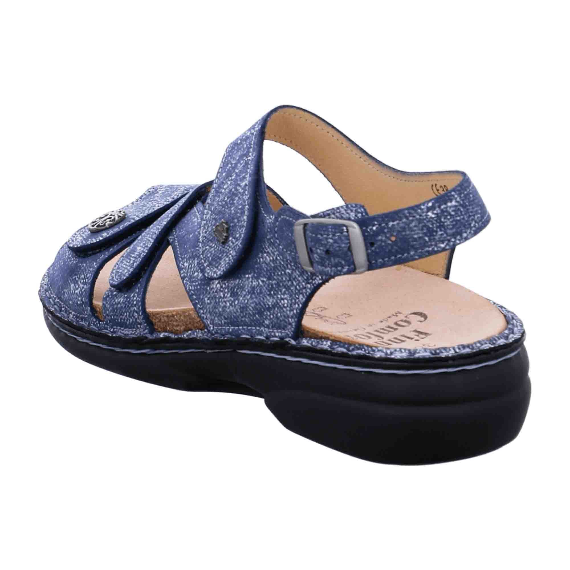 Finn Comfort Gomera Women's Sandals - Stylish & Comfortable Blue Leather