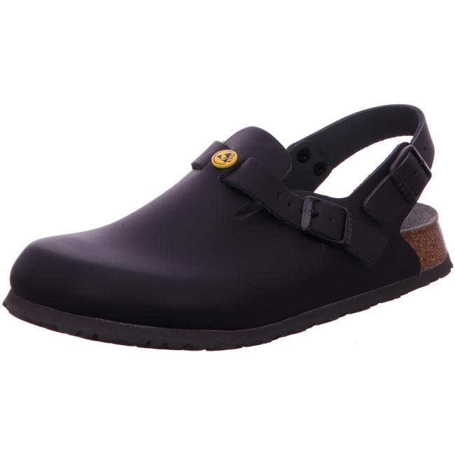 Birkenstock Tokio Tokyo Leather Work Shoes Clogs Super Grip Sandals Black ESD narrow - Bartel-Shop