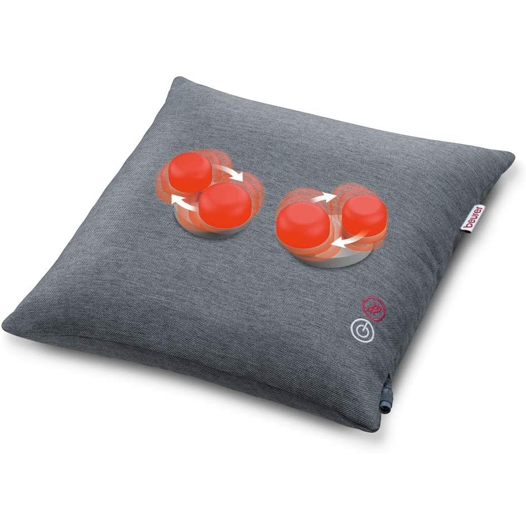 Beurer Massage Pillow Shiatsu Heat Relaxation Light Hand Controller MG 135 148