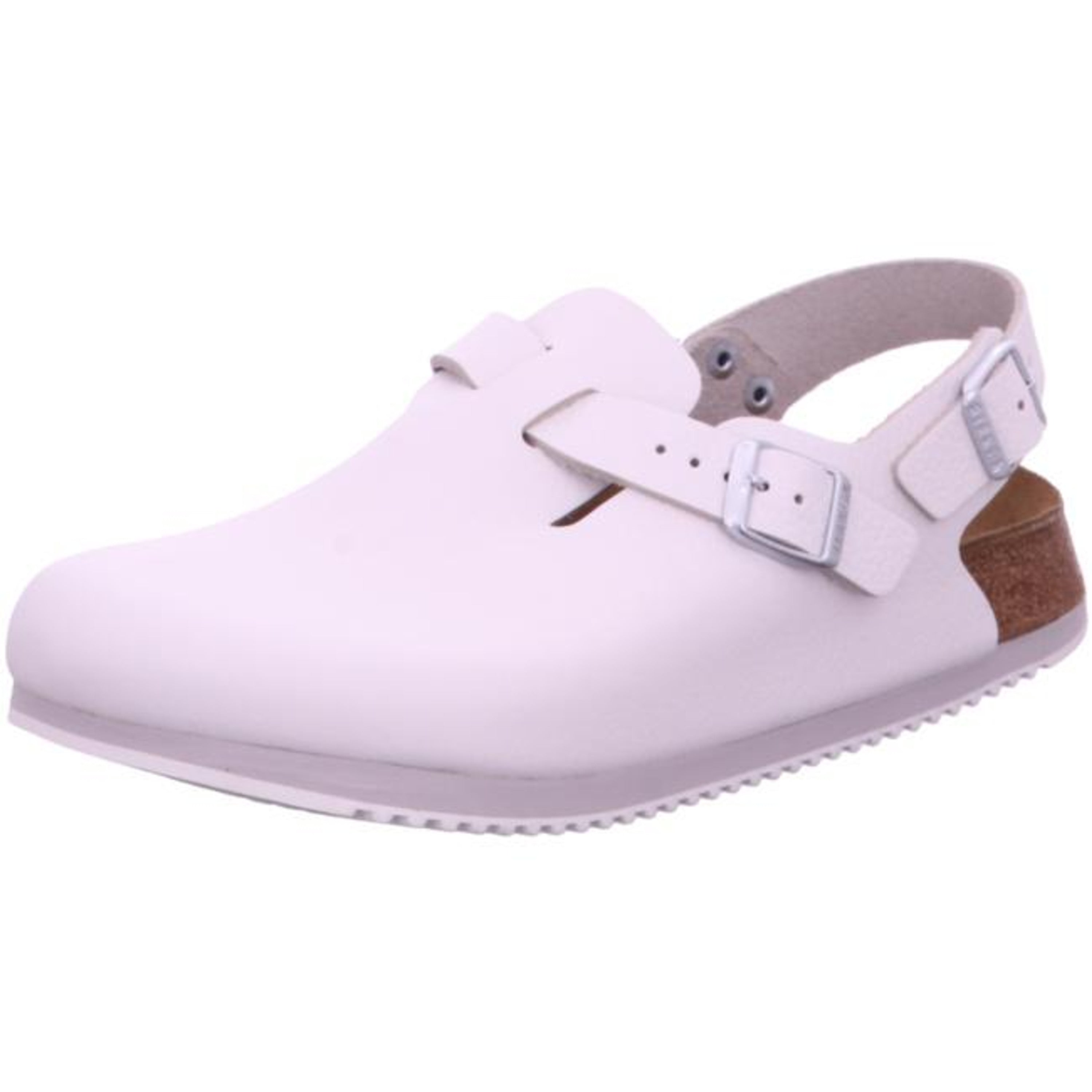 Birkenstock Tokio Super Grip Clogs Regular White Natural leather - Bartel-Shop