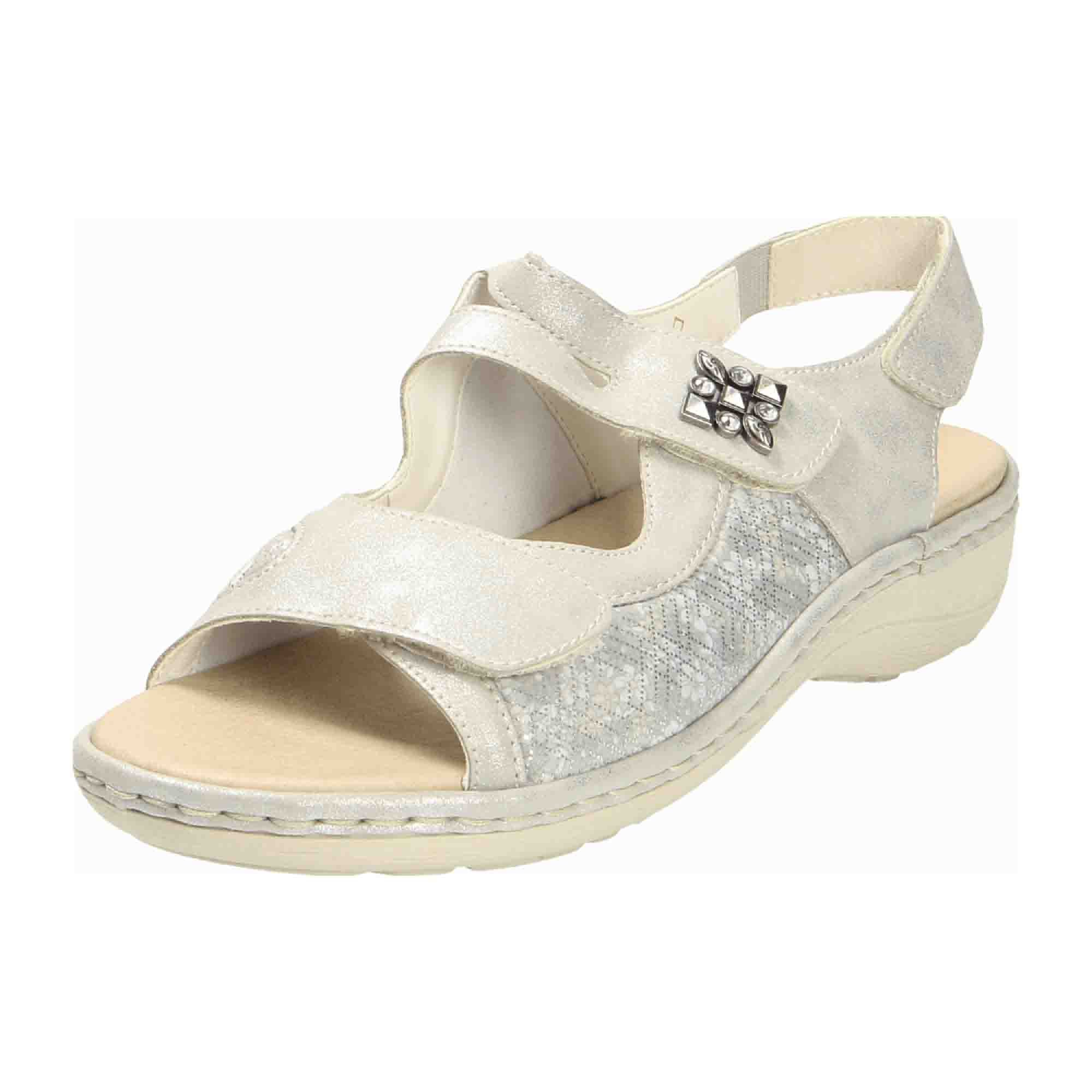 Remonte D764790 Women's Grey Ankle Shoes with Velcro Closure