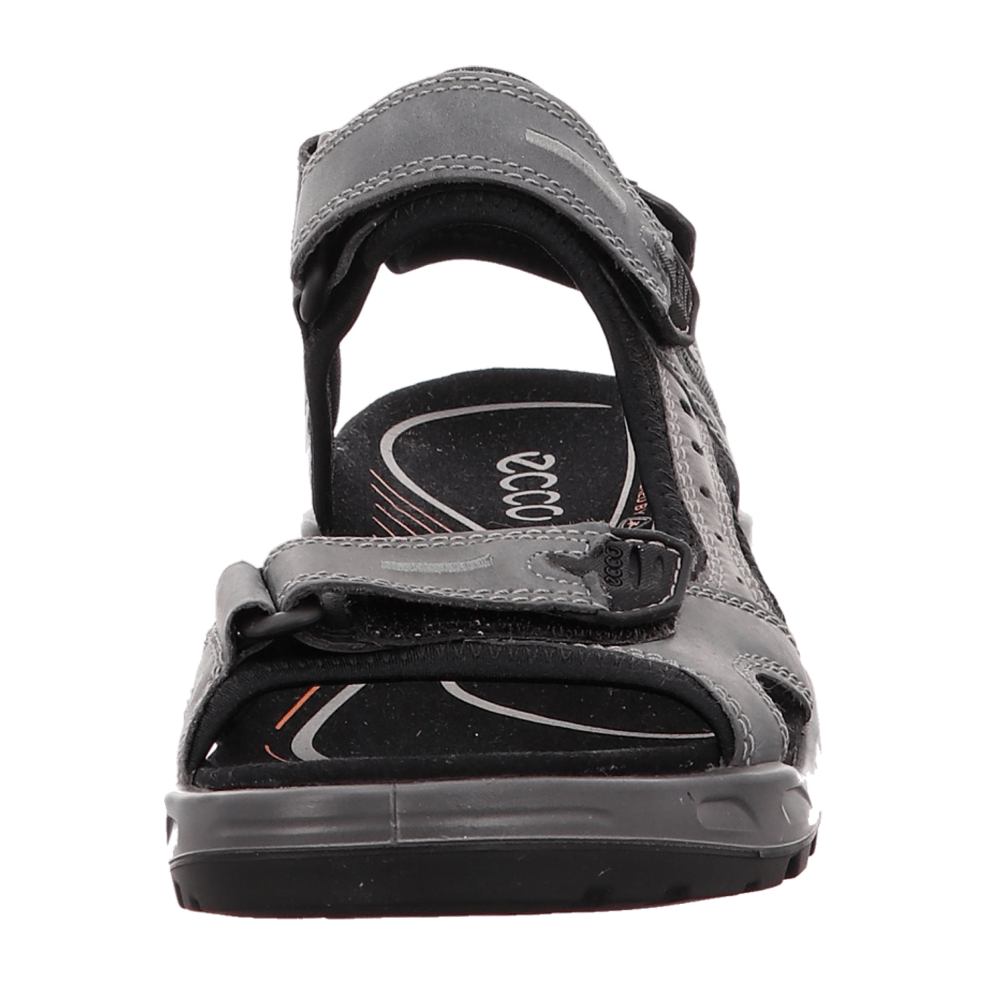 Ecco OFFROAD Men's Sporty Sandals in Grey - Durable Nubuck Leather