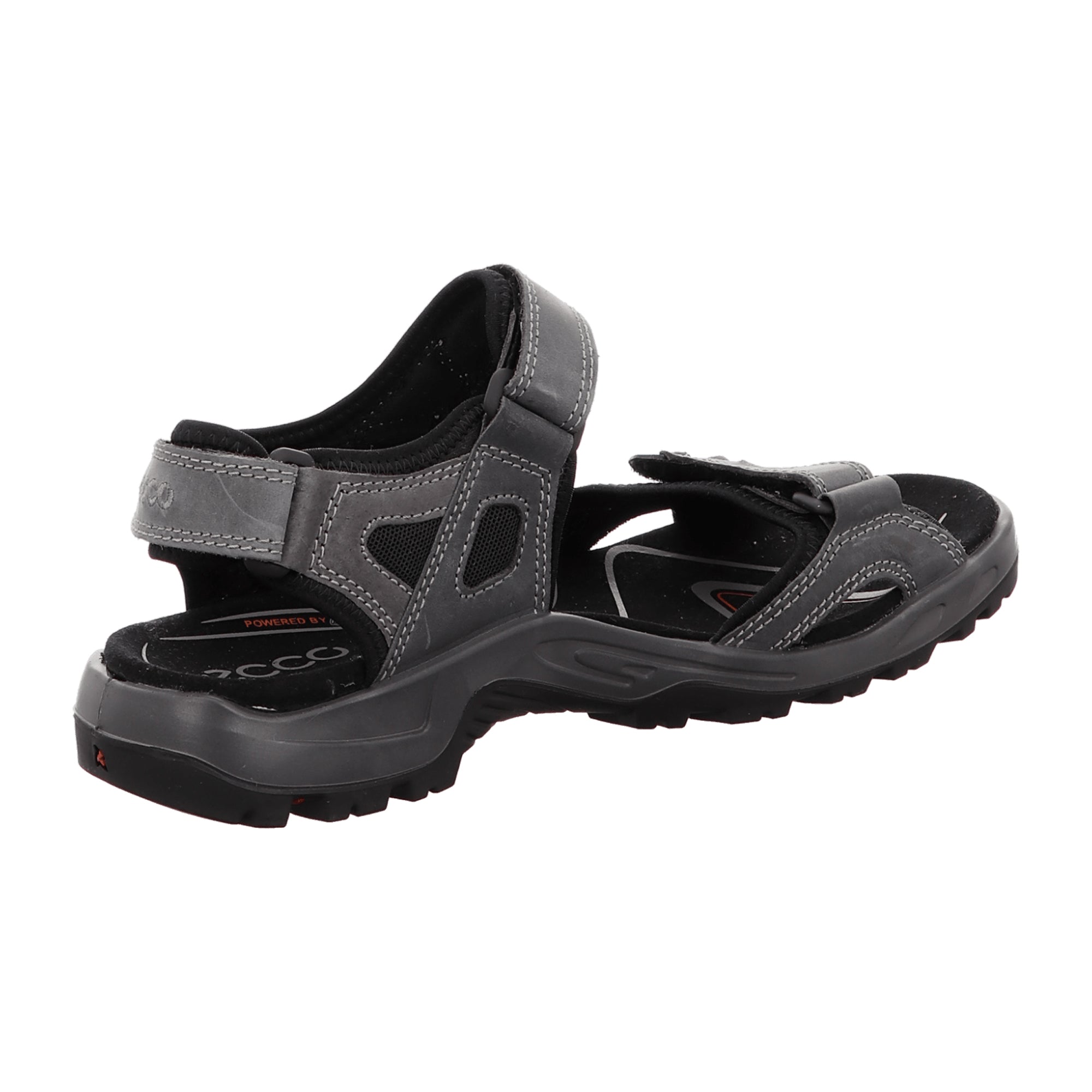 Ecco OFFROAD Men's Sporty Sandals in Grey - Durable Nubuck Leather