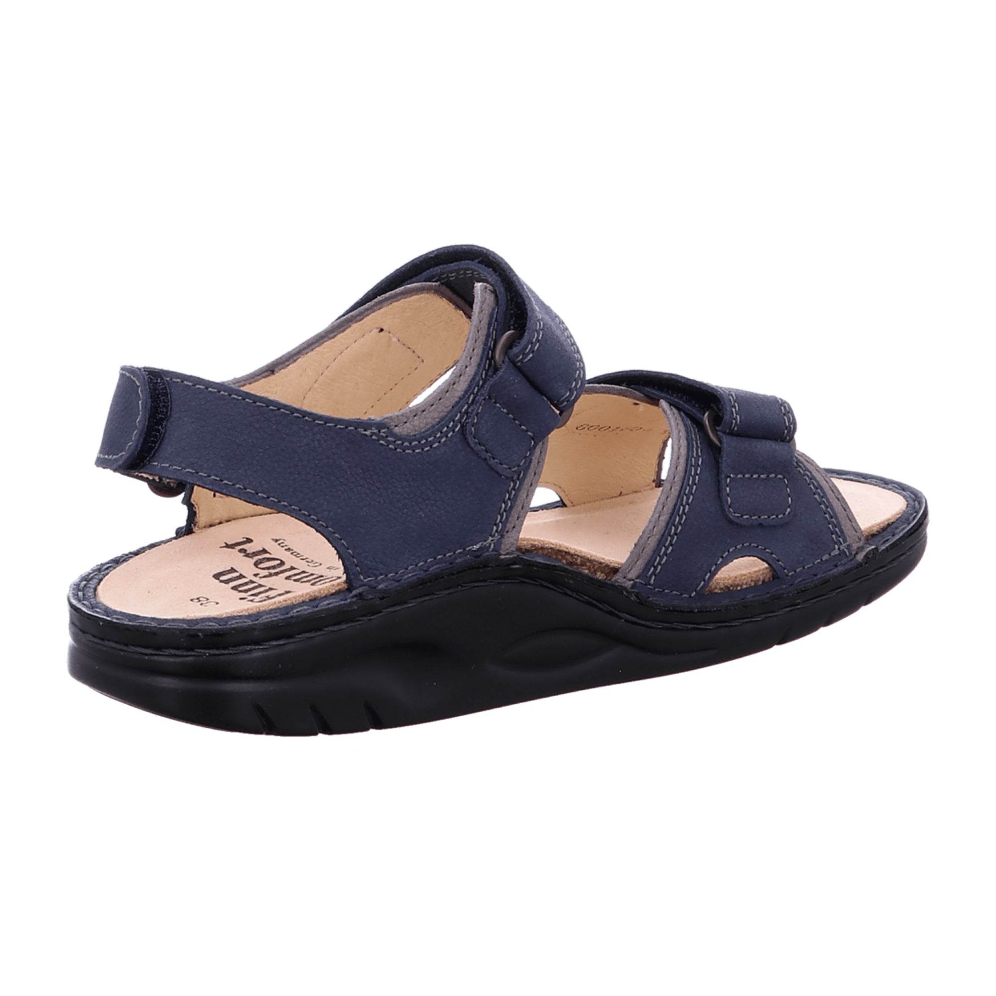 Finn Comfort Yuma Women's Walking Sandals - Stylish Blue Comfort Shoes