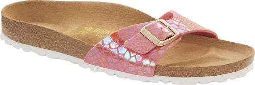 Birkenstock Madrid BF Shiny Snake rose - Bartel-Shop