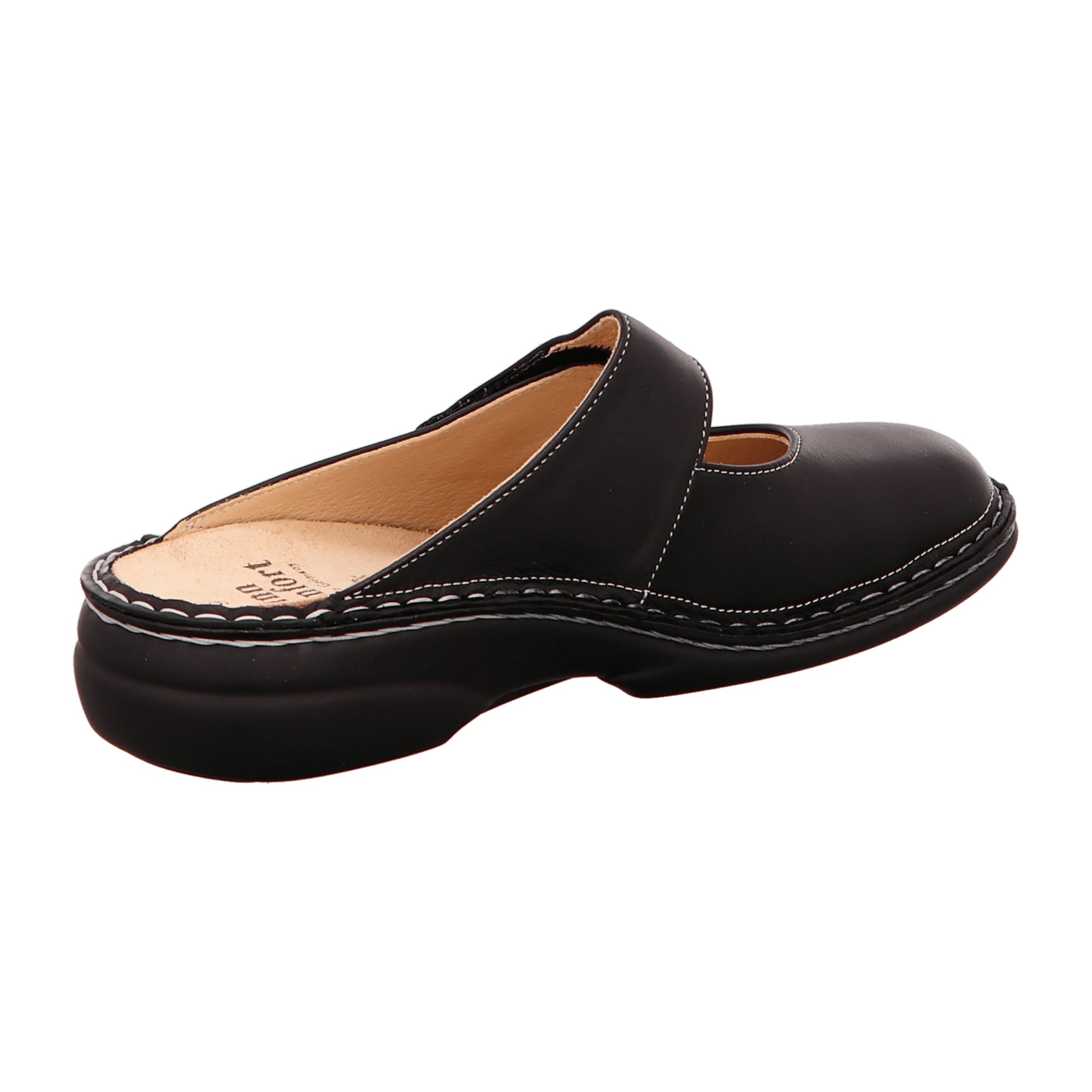 Finn Comfort Stanford Women's Clogs, Black - Stylish & Durable