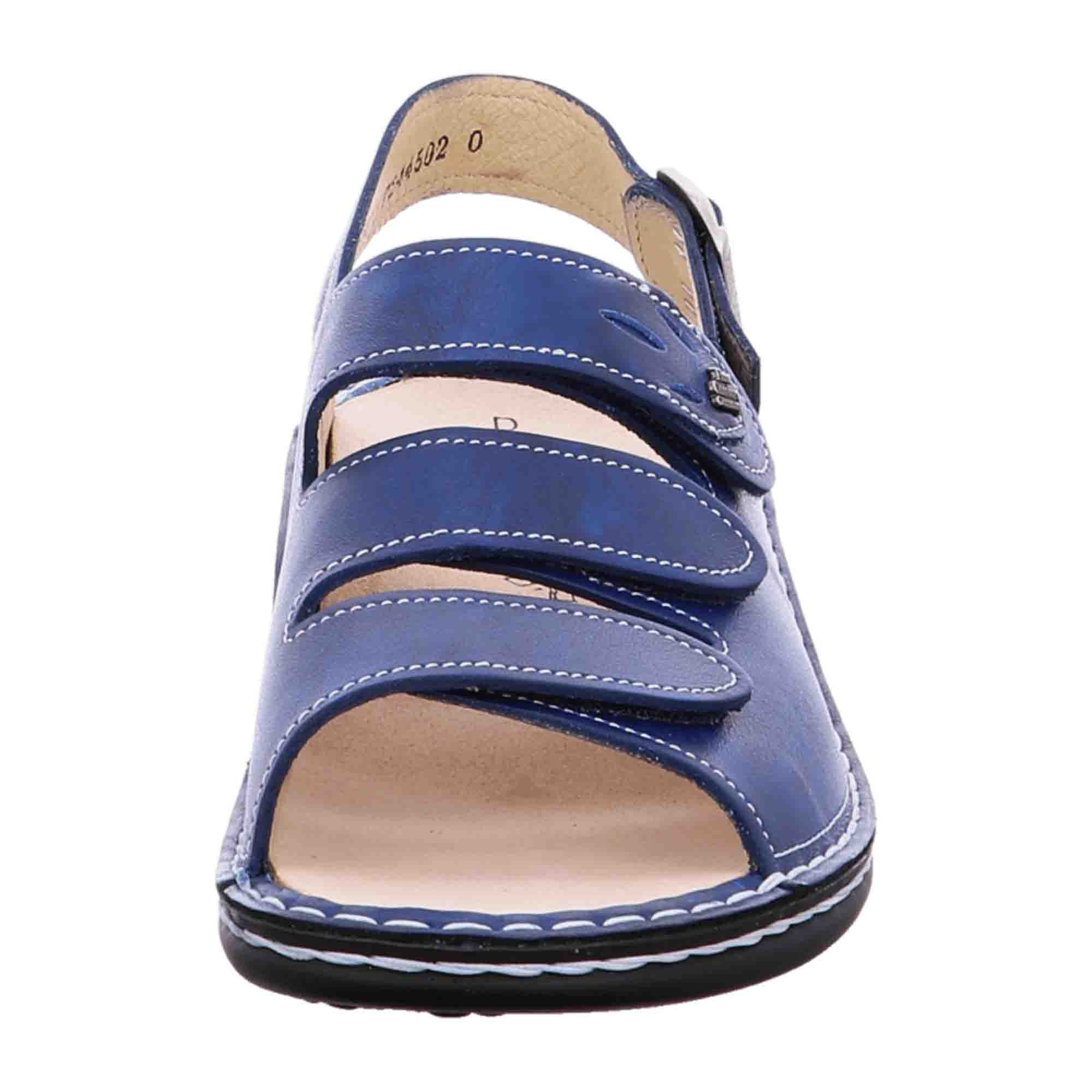 Finn Comfort Saloniki Women's Comfort Sandals - Stylish Blue