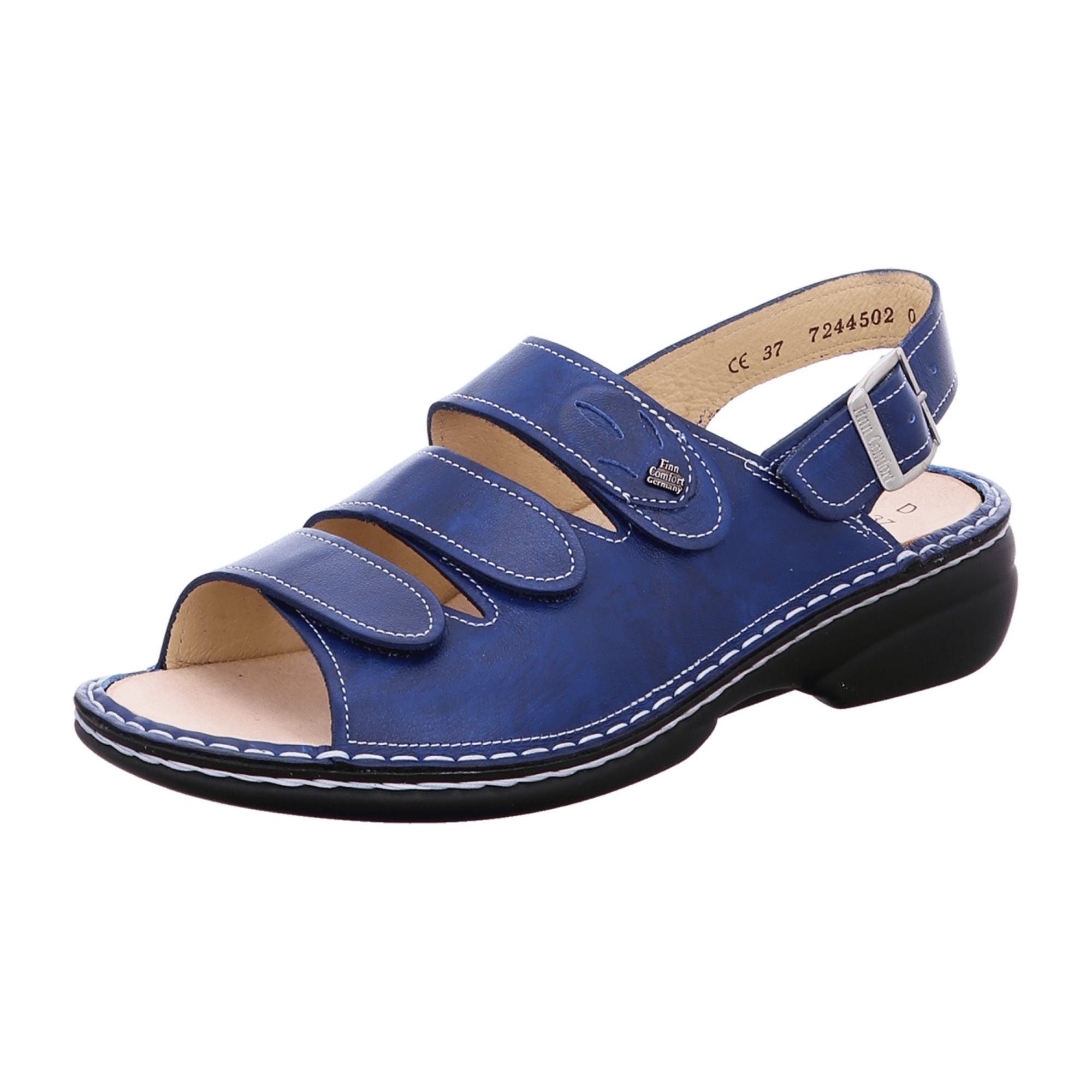 Finn Comfort Saloniki Women's Comfort Sandals - Stylish Blue