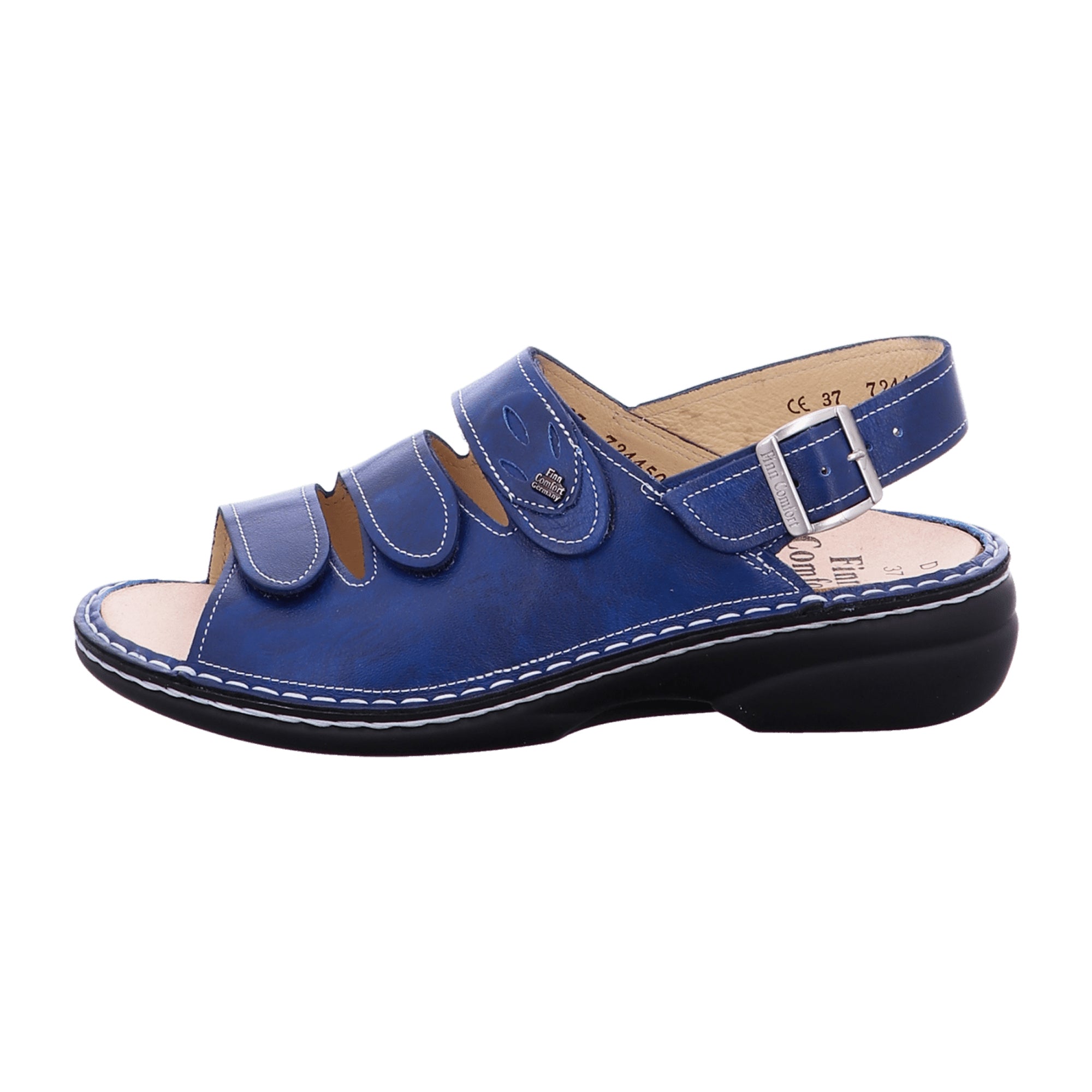 Finn Comfort Saloniki Women's Comfort Sandals - Stylish Blue