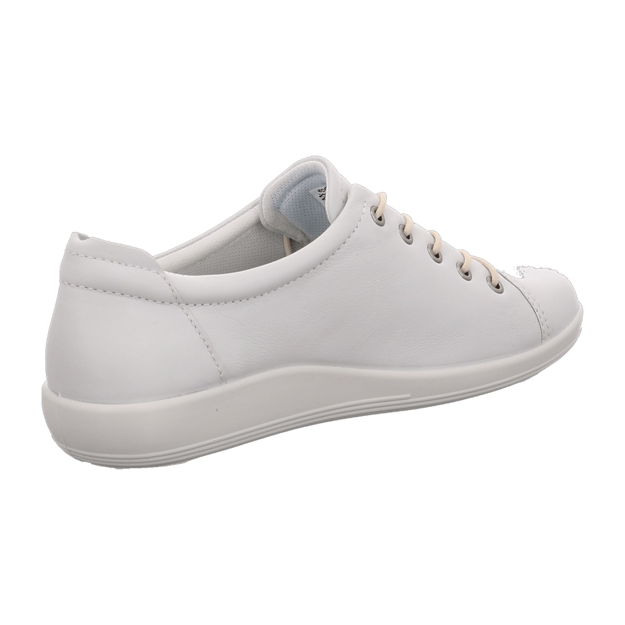 Ecco Soft 2.0 Women's Fashion Sneakers in White - Stylish & Durable