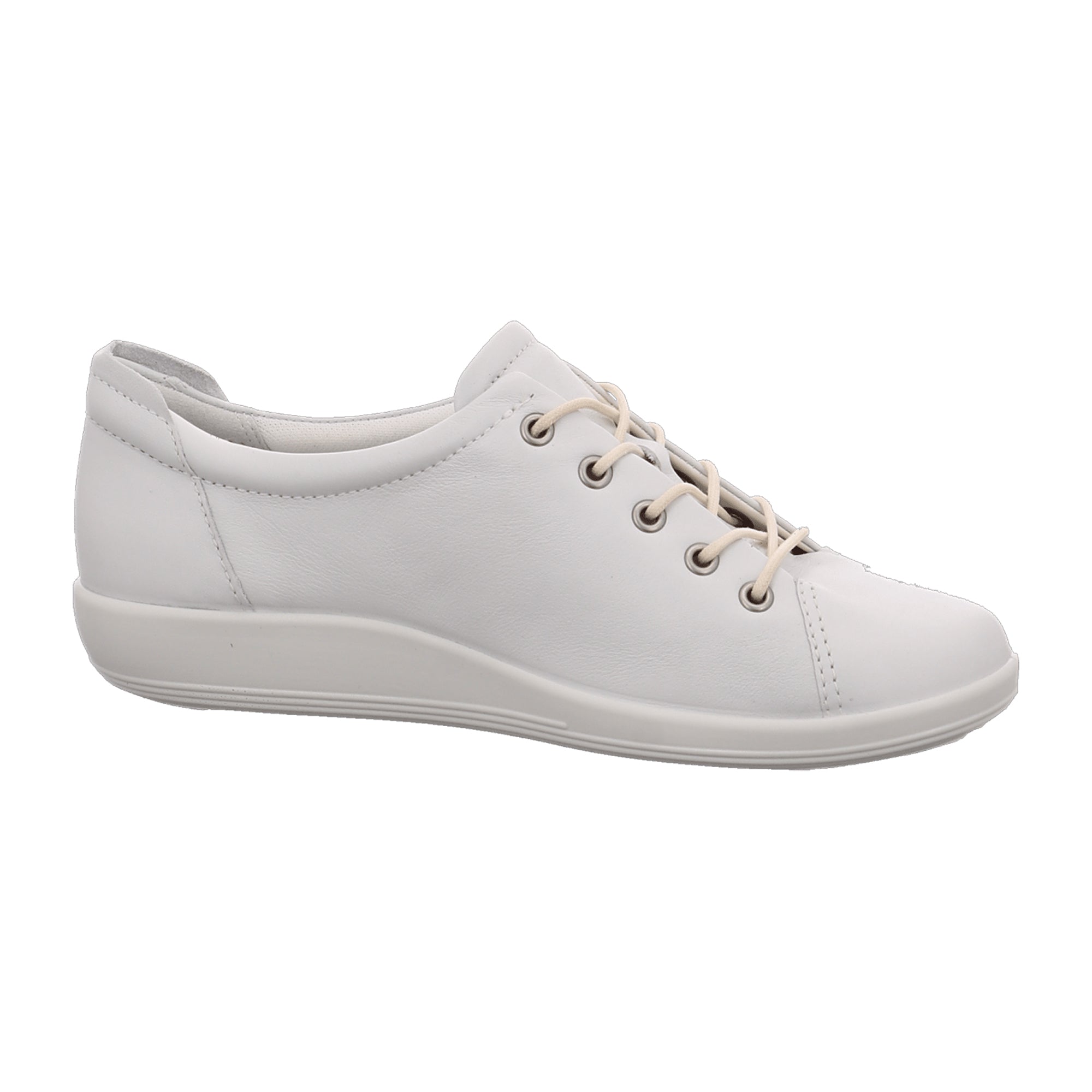 Ecco Soft 2.0 Women's Fashion Sneakers in White - Stylish & Durable