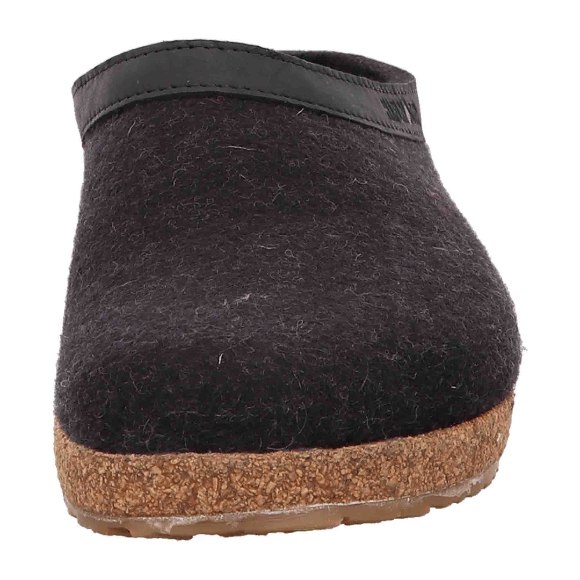 Haflinger Grizzly Torben Men's Clogs, Black - Comfortable & Durable