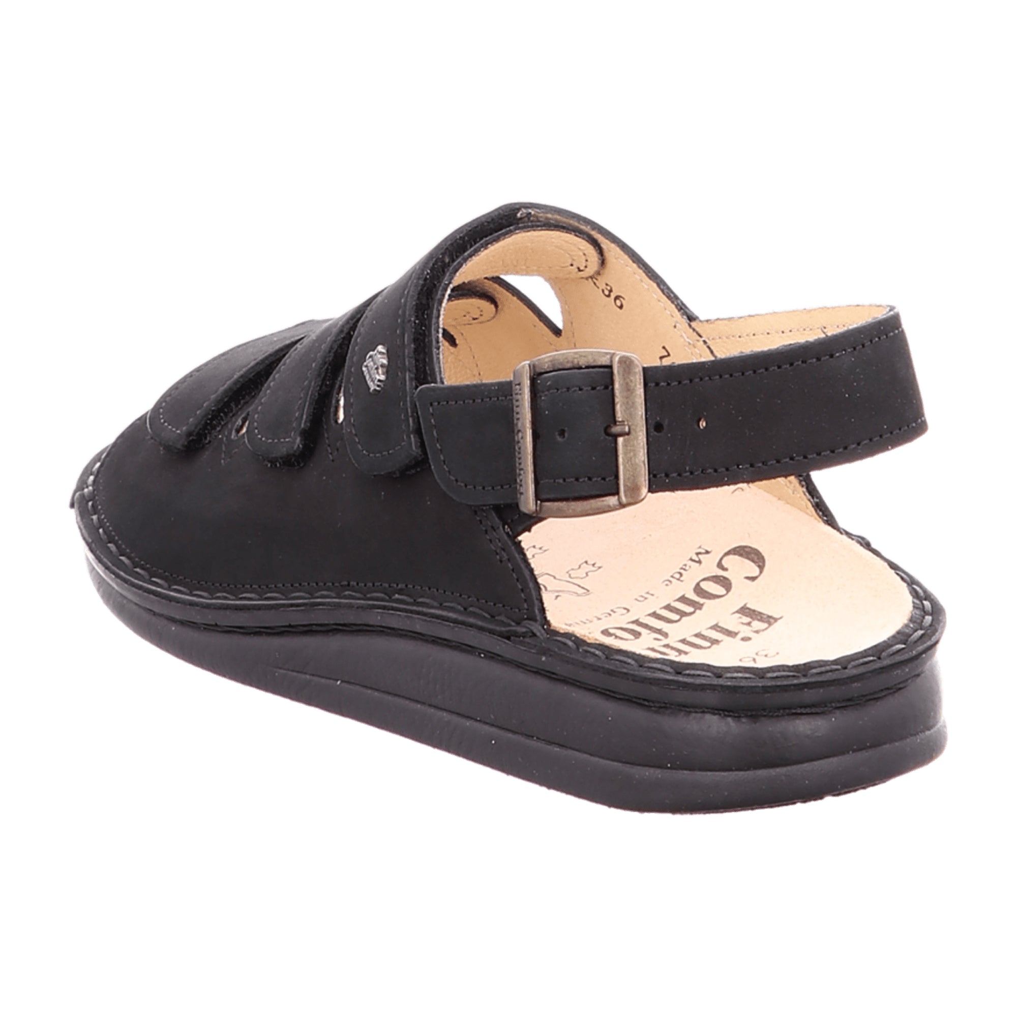 Finn Comfort Sylt Women's Sandals - Durable & Stylish Black Leather