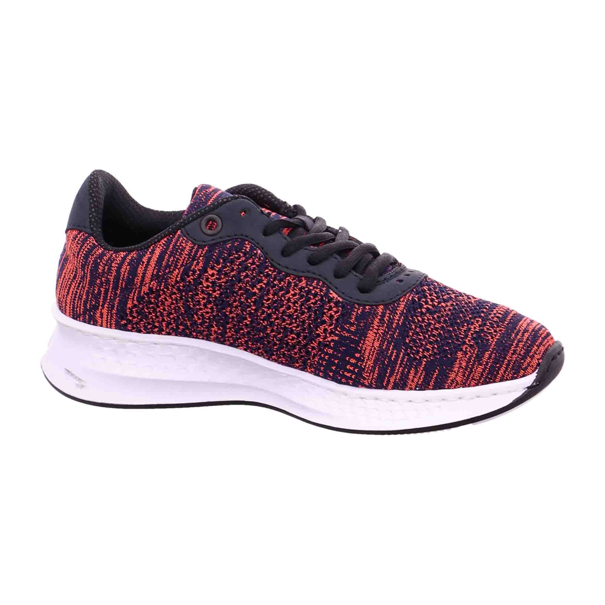 Rieker Red Lace-Up Shoes for Women Synthetic Upper Textile Lining Comfortable