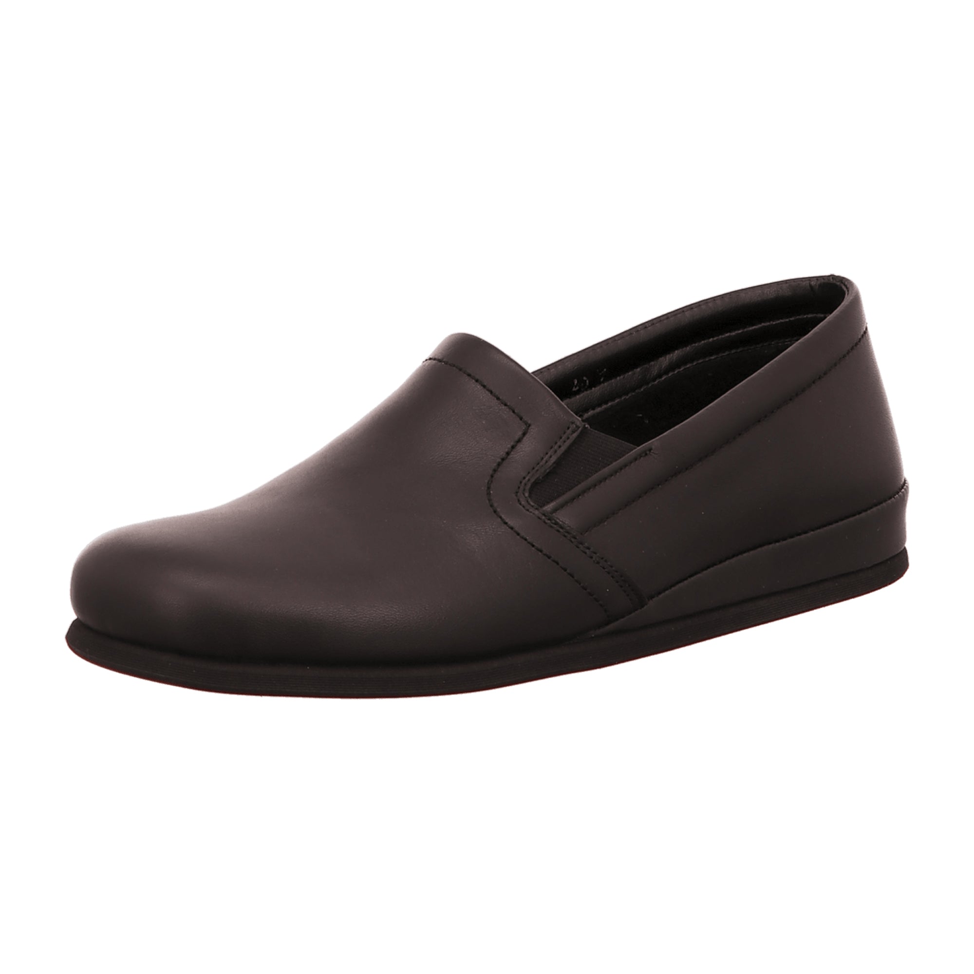 Rohde Viberg Black Leather Men's Slip-On Shoes for Fall/Winter