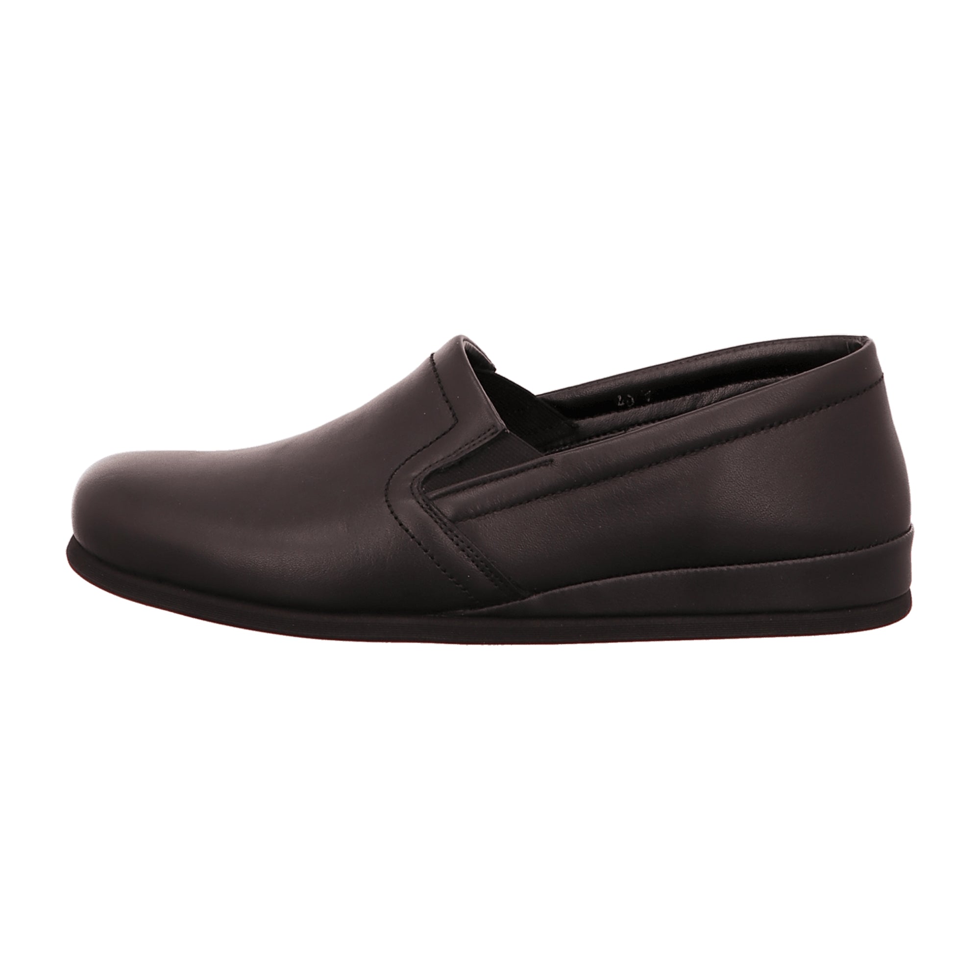 Rohde Viberg Black Leather Men's Slip-On Shoes for Fall/Winter