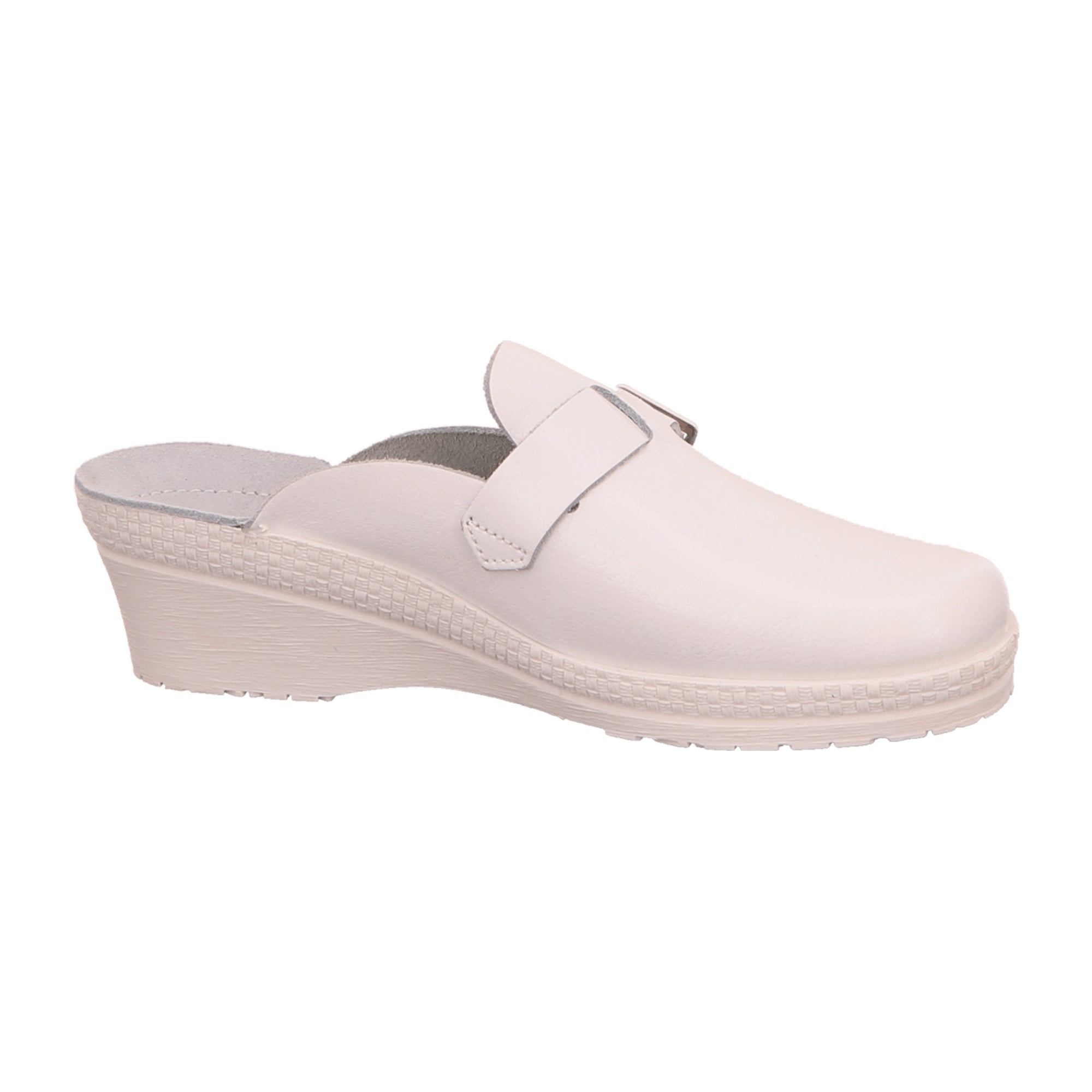 Rohde Neustadt-50 Women's White Leather Shoes with Wedge Heel