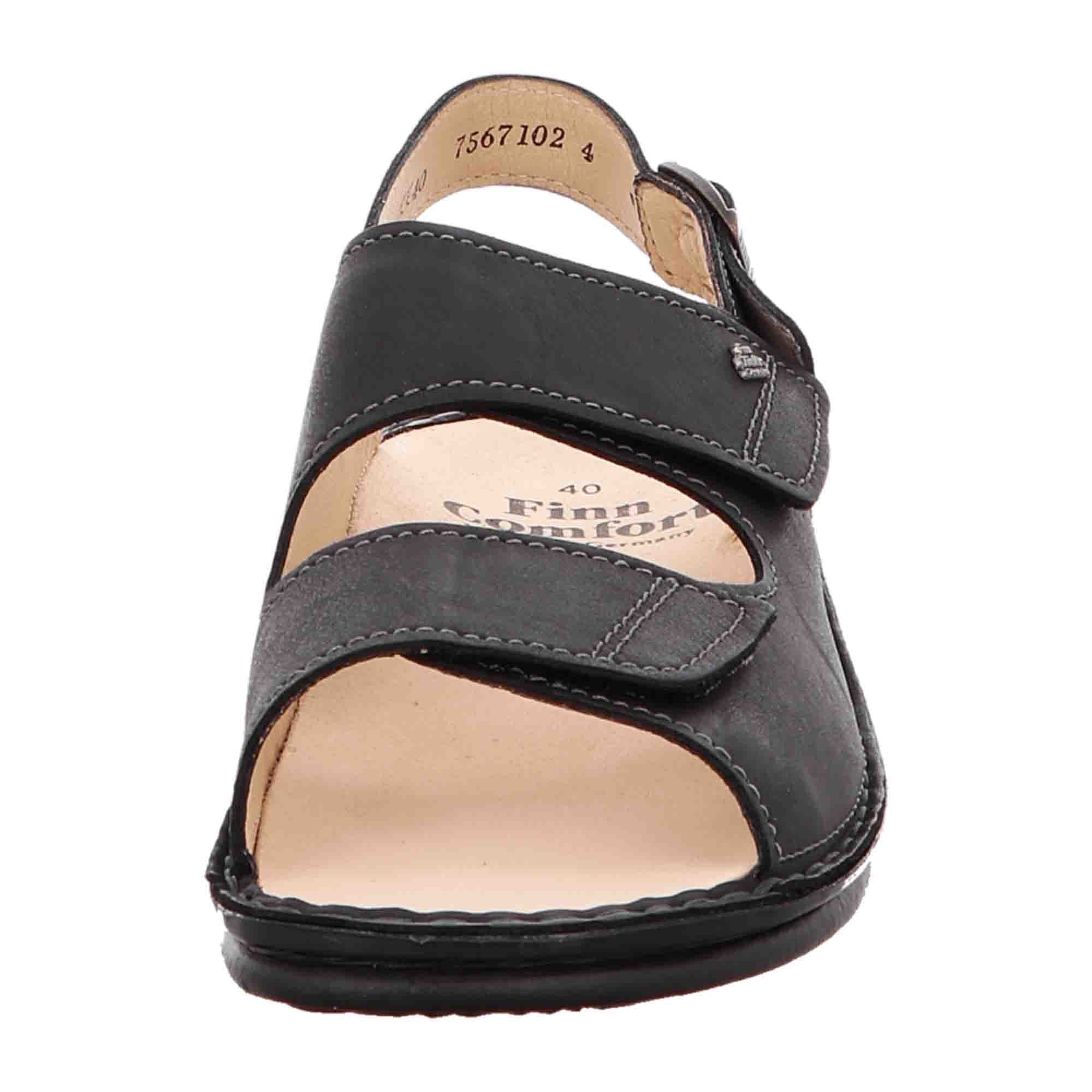 Finn Comfort Rialto Men's Sandals - Stylish & Durable Black Leather