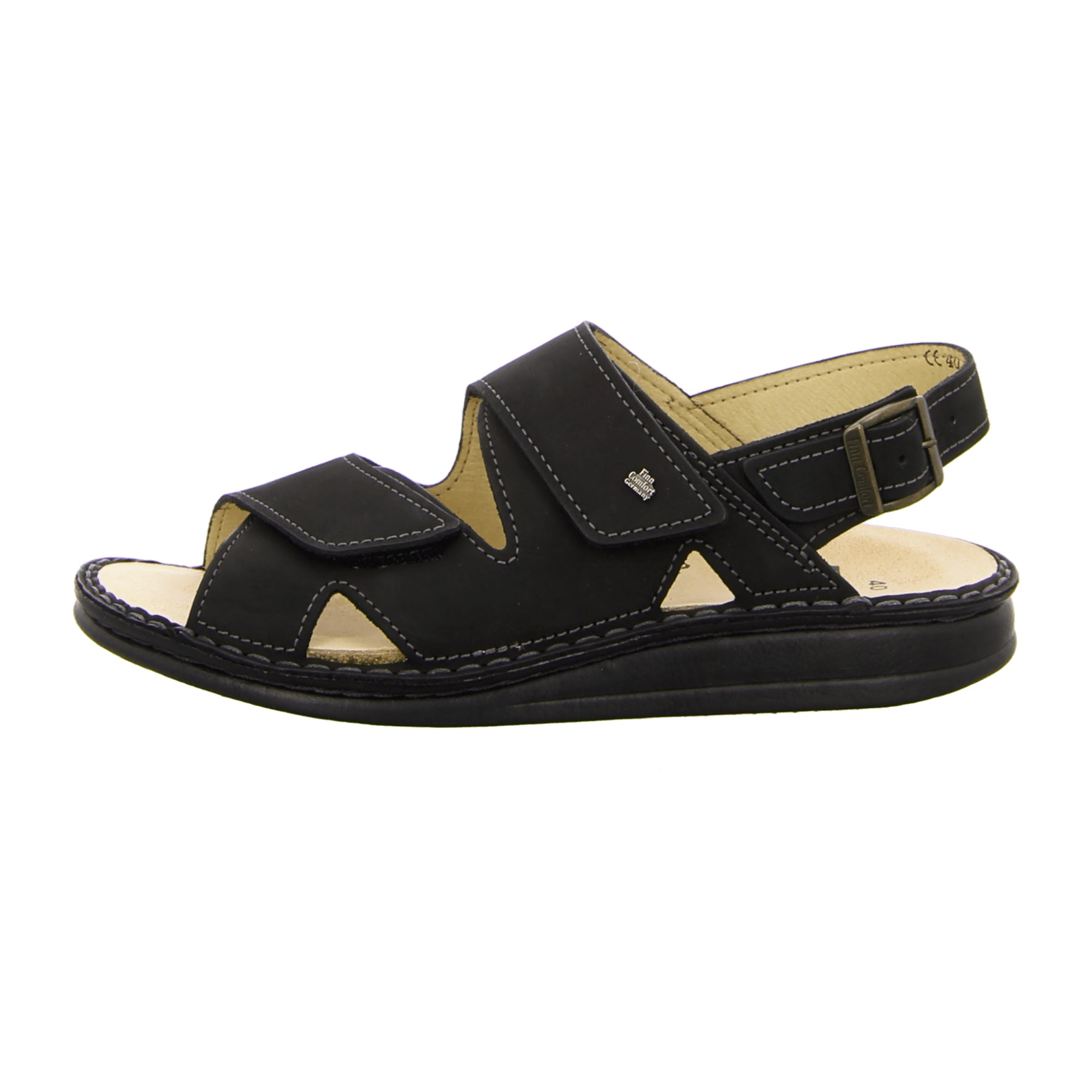 Finn Comfort Toro-S Men's Sandals - Stylish Black Comfort Footwear