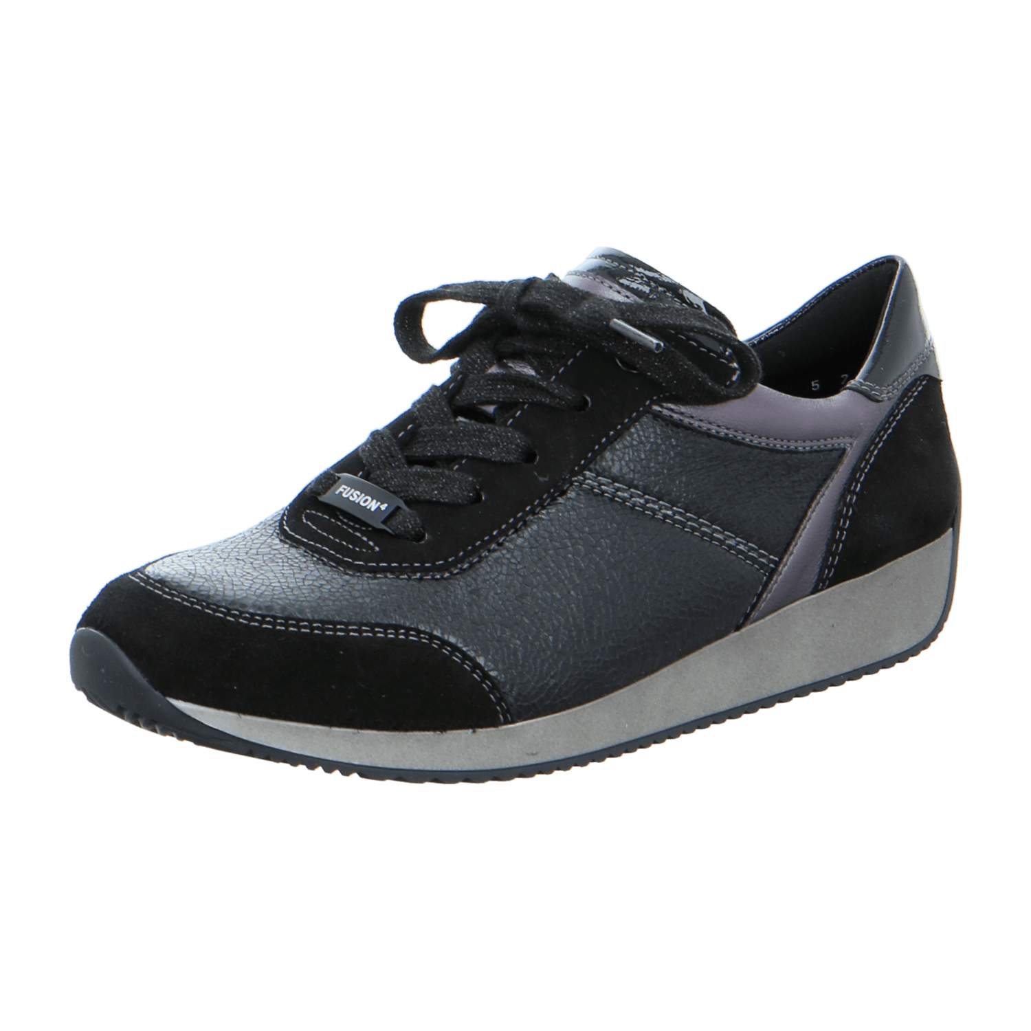 ARA LISBON Women's Lace-Up Shoes Suede Black Low-Cut Cold Weather Lined - Bartel-Shop