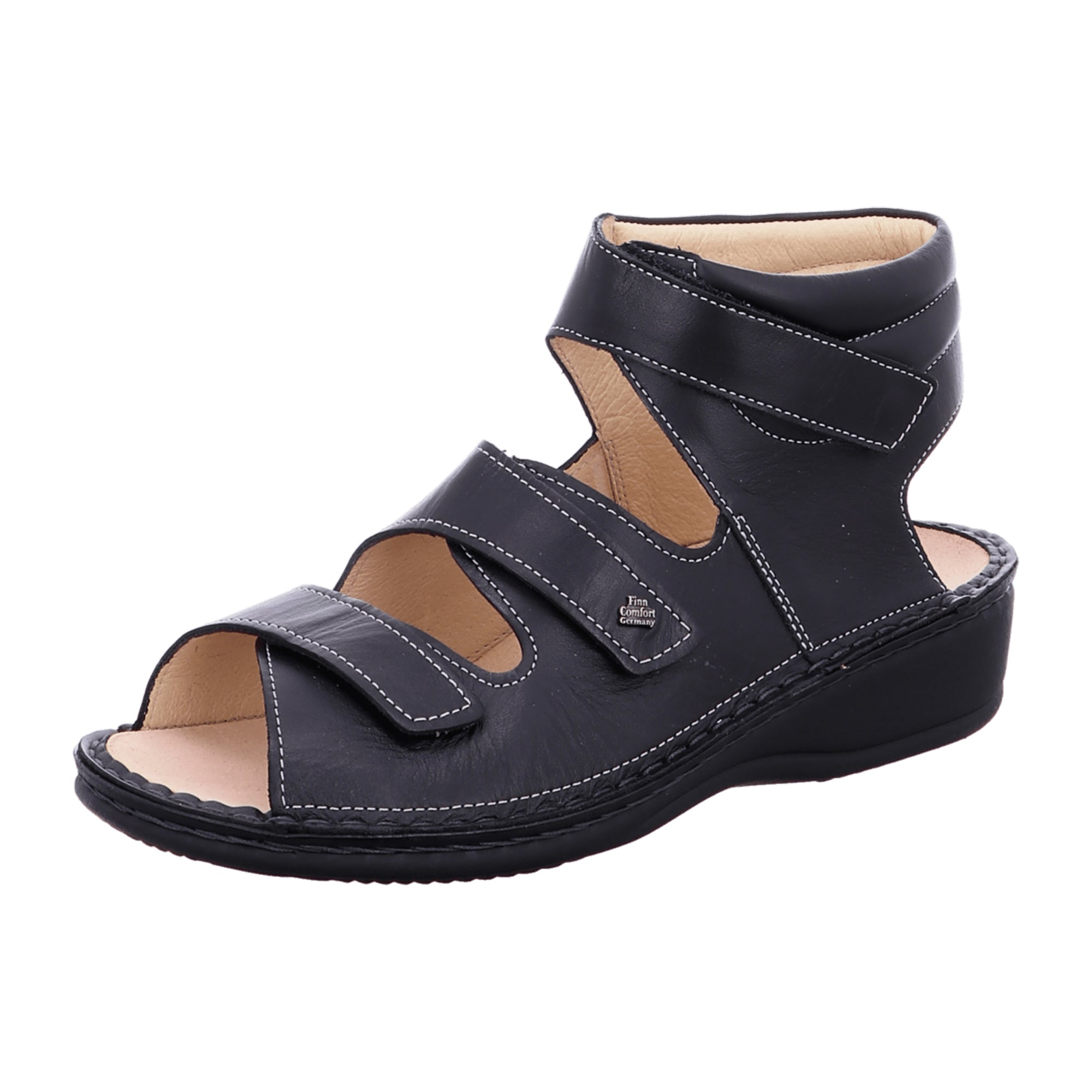 Finn Comfort Capri Women's Sandals, Black - Stylish & Comfortable