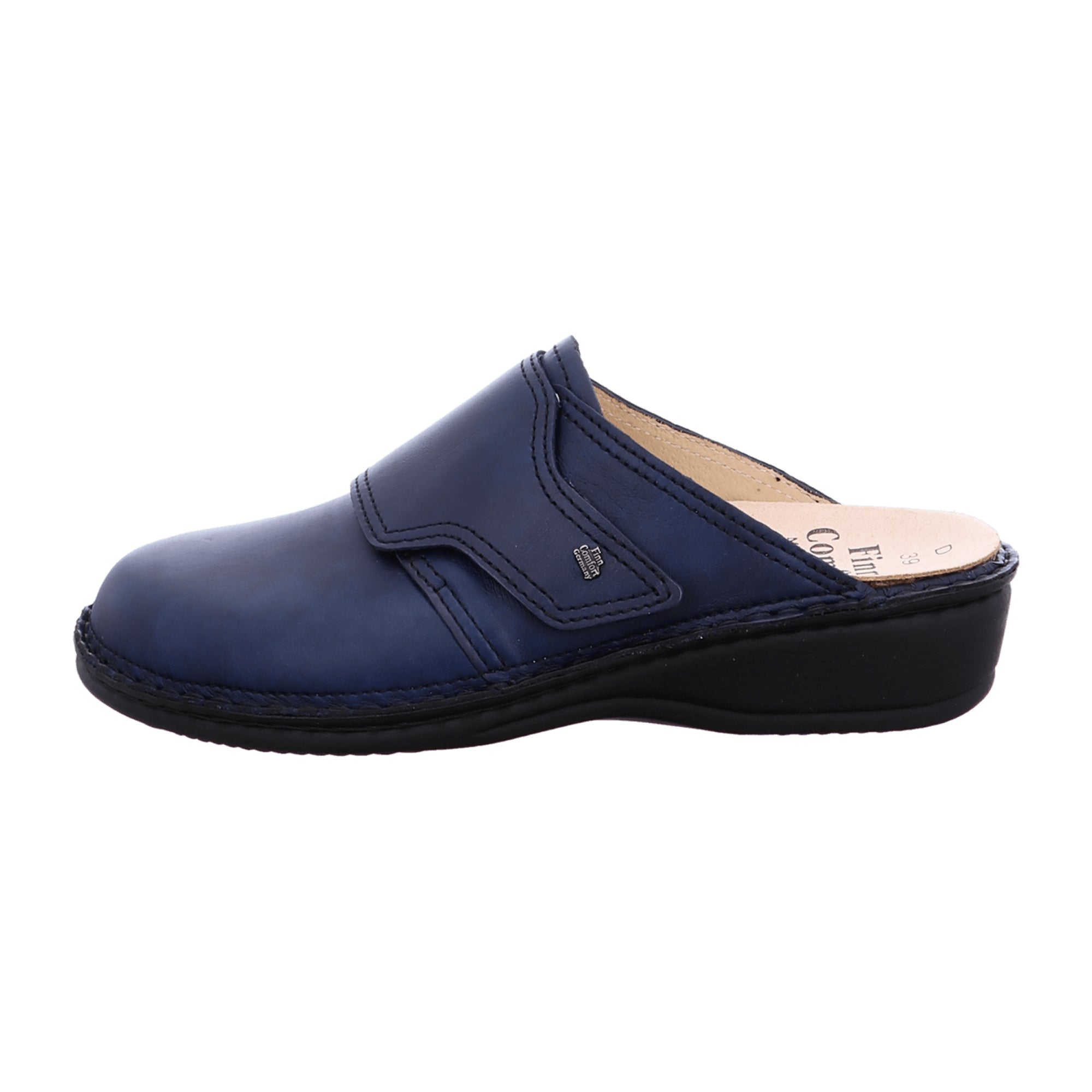 Finn Comfort Aussee Women's Comfort Clogs, Stylish Blue