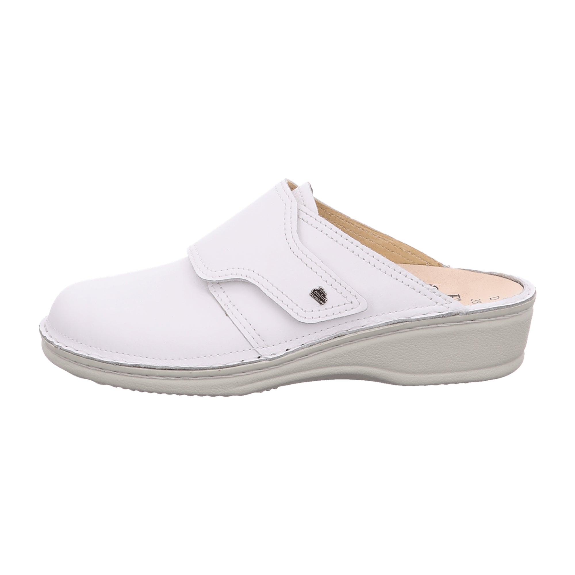 Finn Comfort Aussee Women's White Comfort Clogs - Stylish & Durable