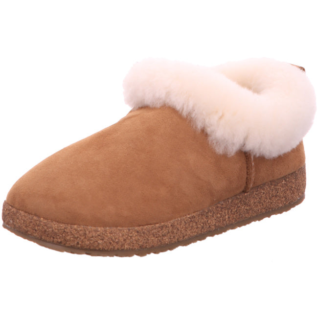 Haflinger Iceland Shearling Wool Leather Clogs Slippers Mules Outdoor Indoor womens - Bartel-Shop