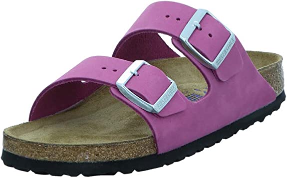 Birkenstock mules Arizona SFB purple leather - Bartel-Shop