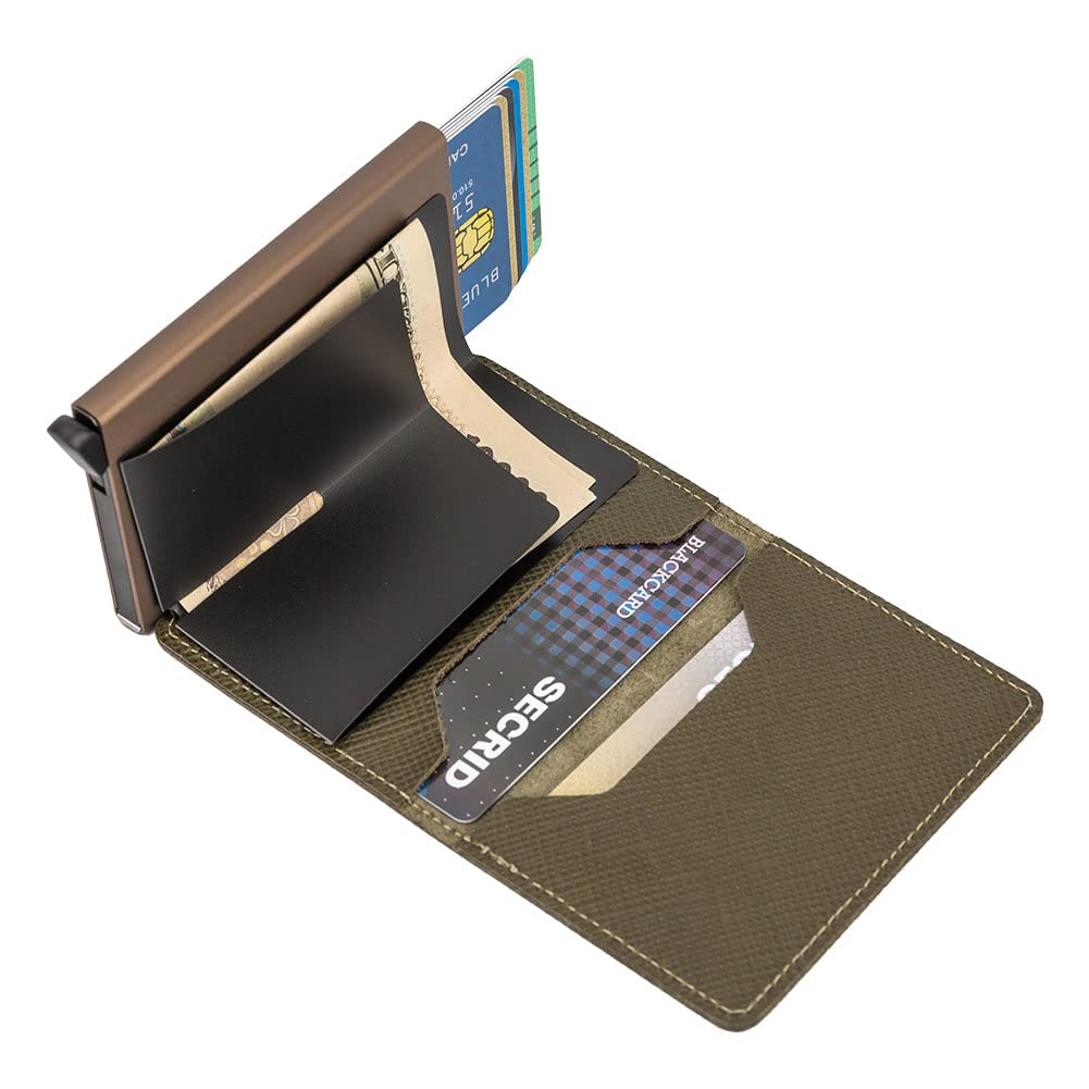 Secrid Slimwallet Olive - RFID Wallet One Size
