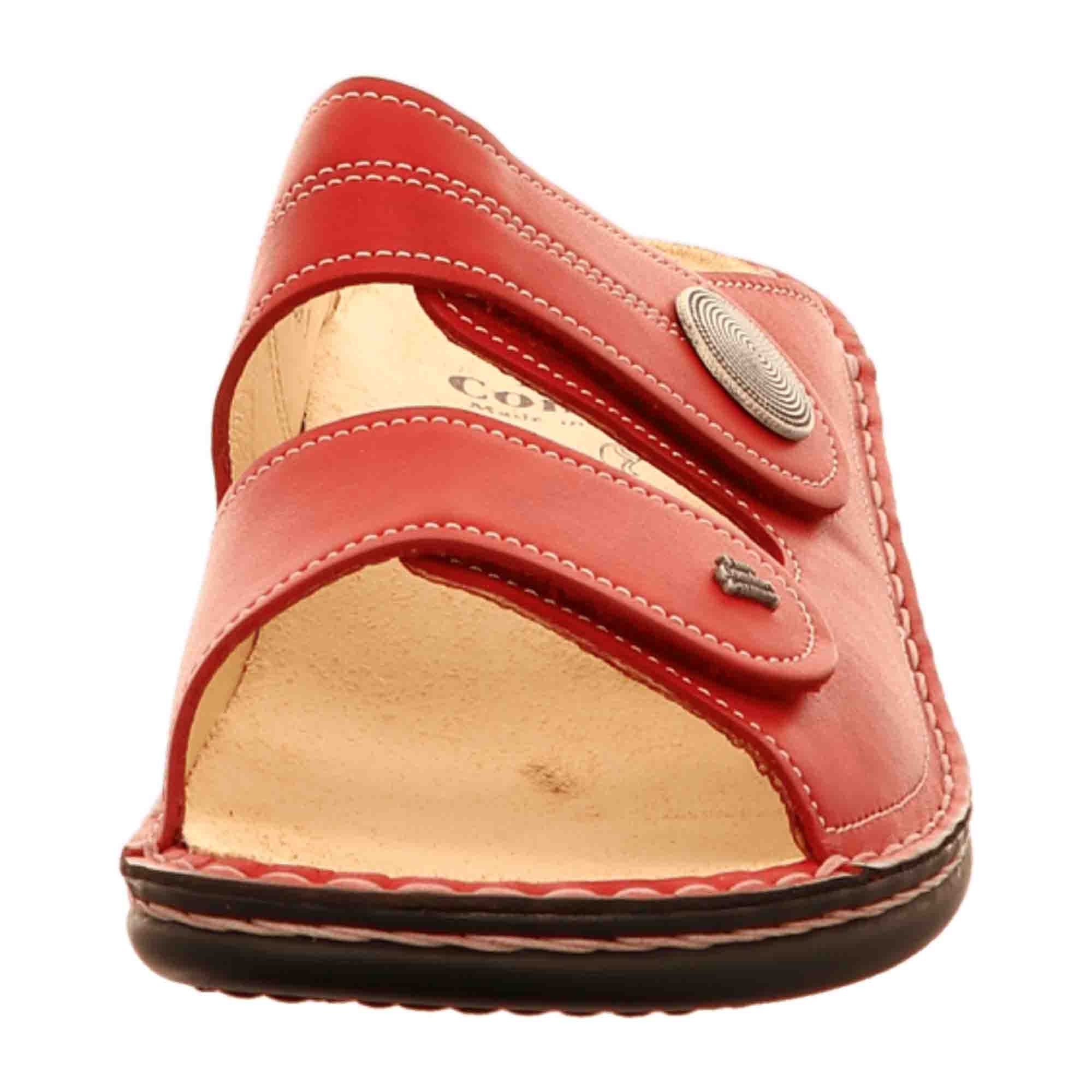Finn Comfort Sansibar Women's Red Sandals - Comfortable & Stylish