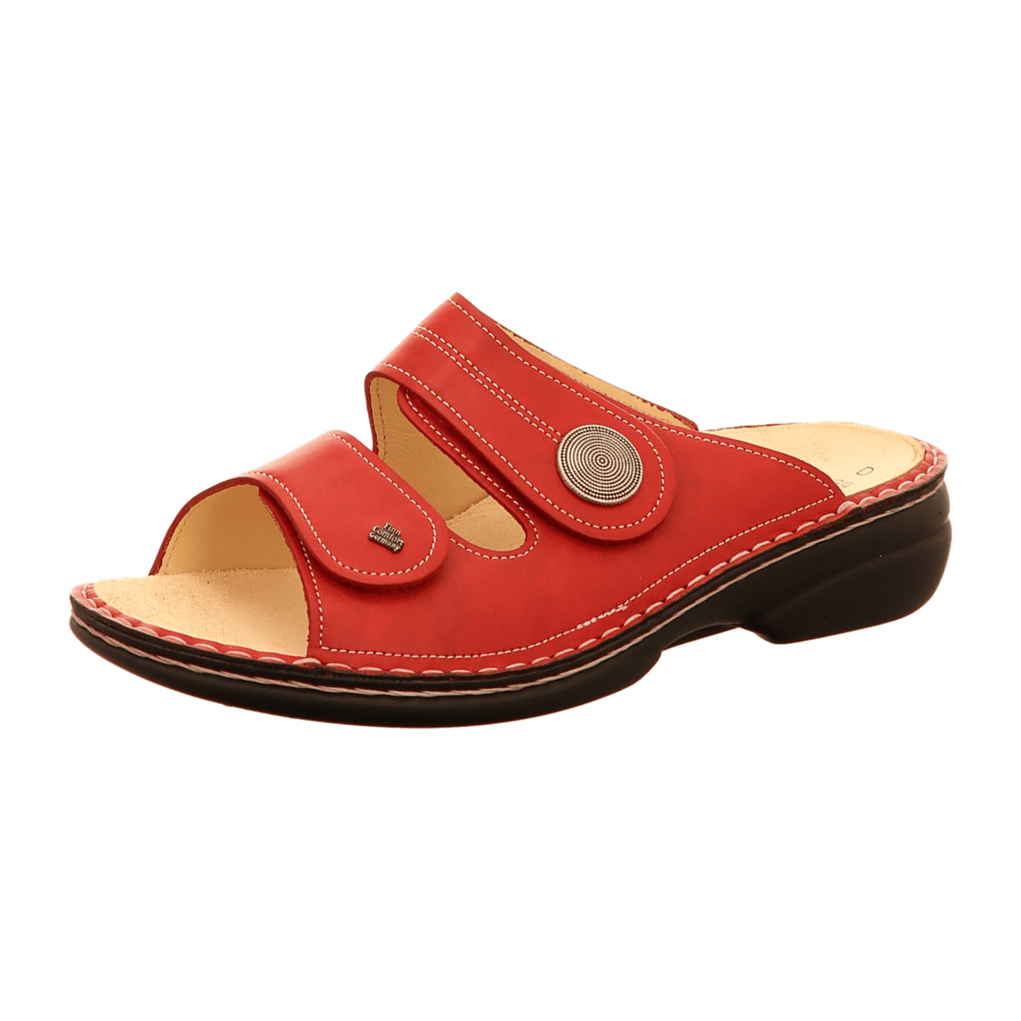 Finn Comfort Sansibar Women's Red Sandals - Comfortable & Stylish