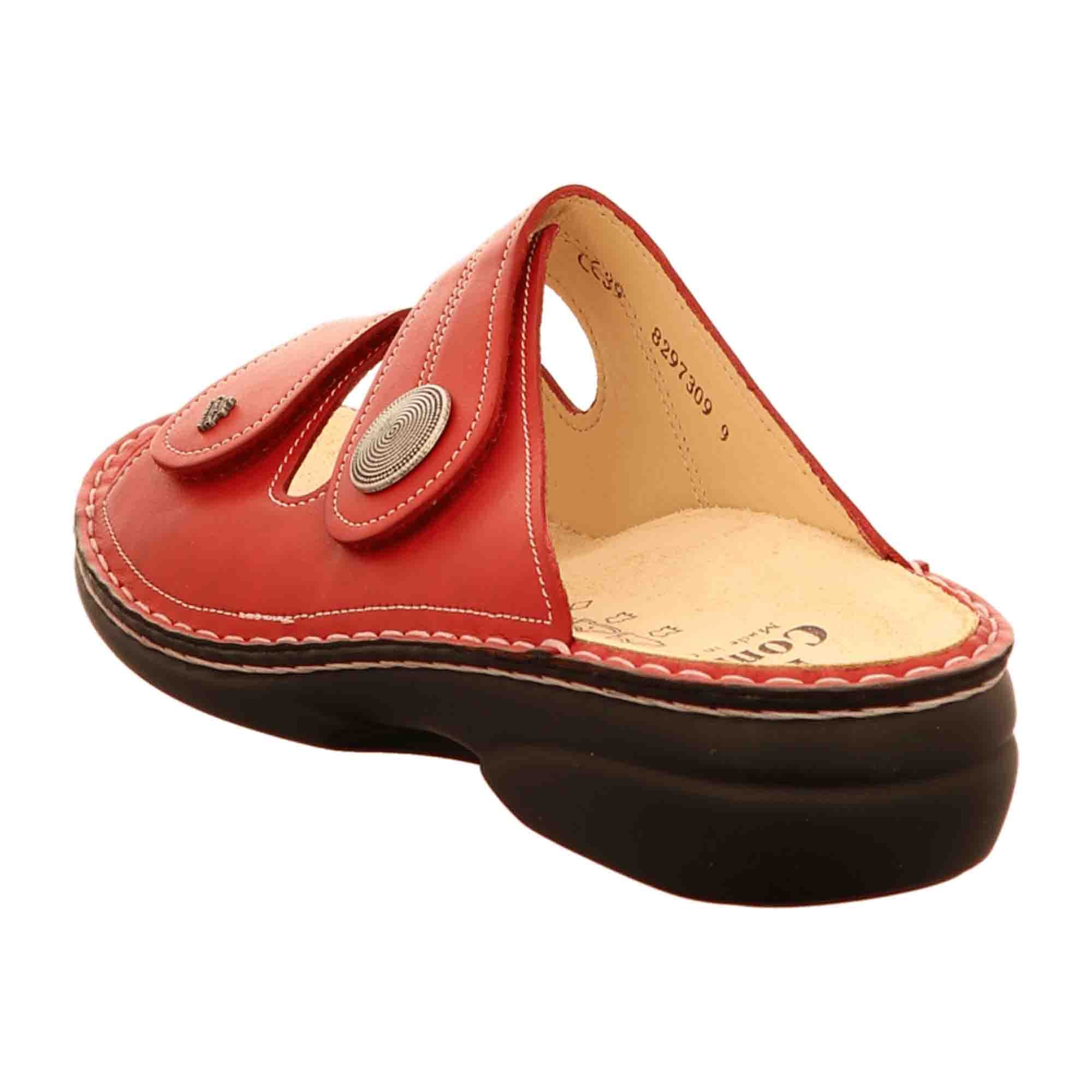 Finn Comfort Sansibar Women's Red Sandals - Comfortable & Stylish
