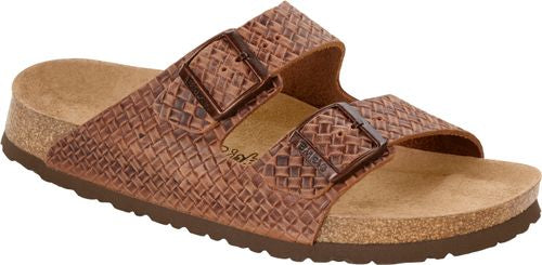 Birkis mule arizona woven used tan - Bartel-Shop