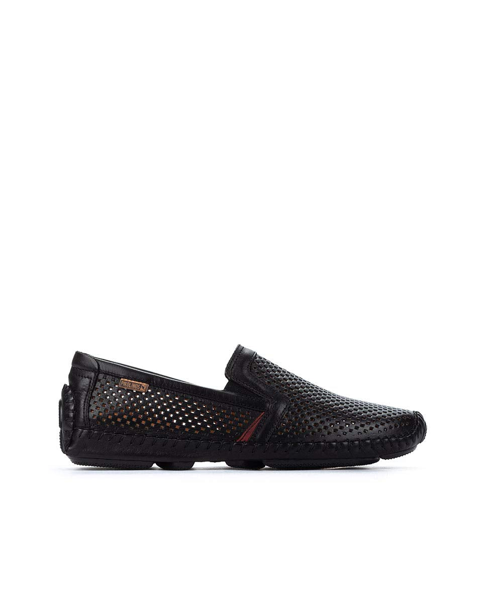 Pikolinos Jerez Men Loafers Black Leather Slip-On Size