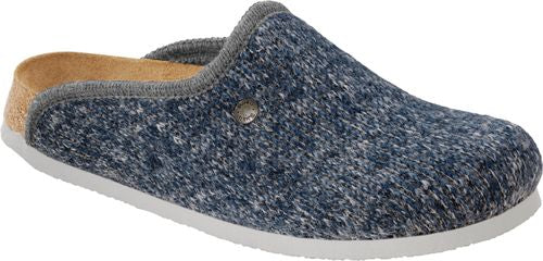 Birkenstock Clog Amsterdam wool knit blue - Bartel-Shop