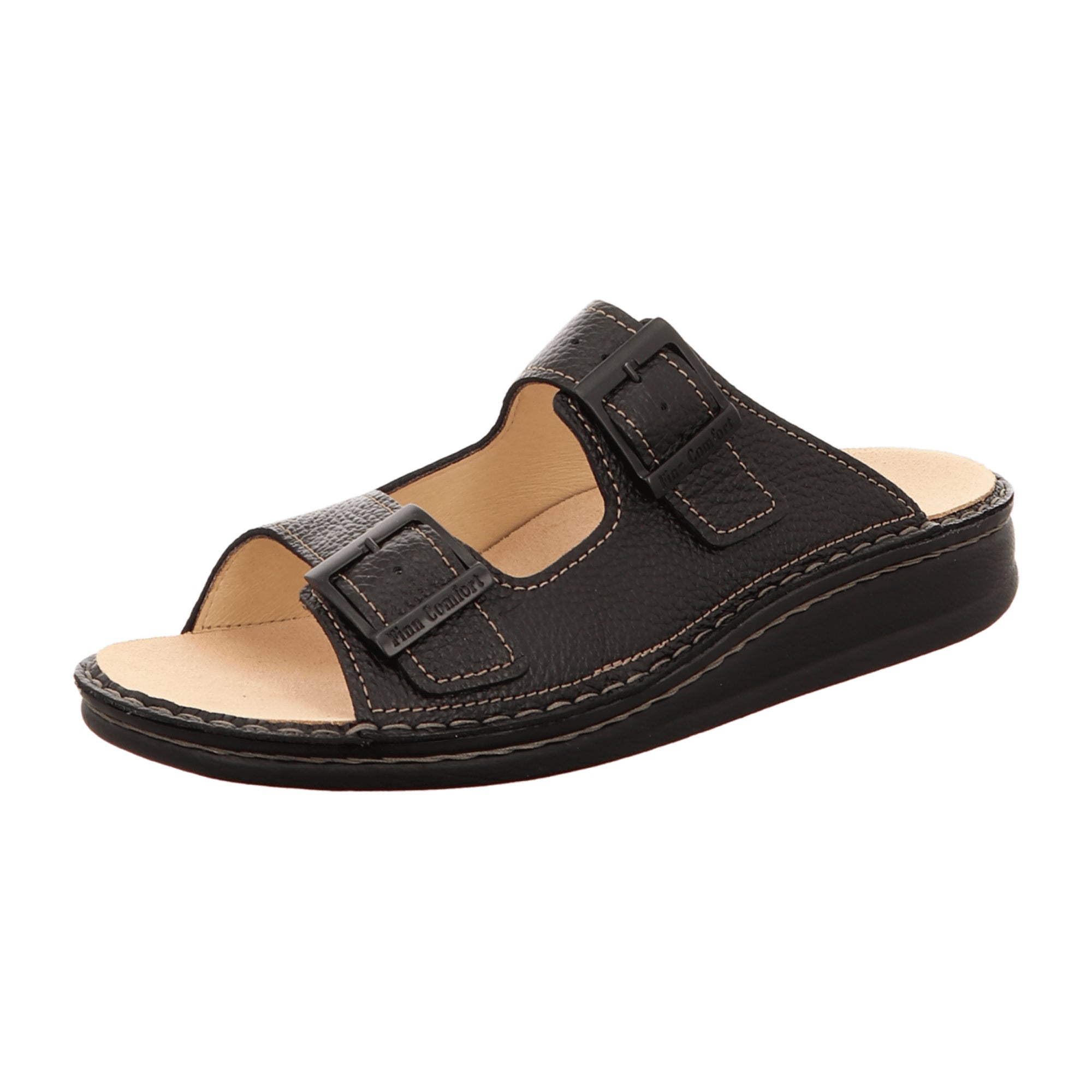 Finn Comfort Leros Men's Orthopedic Sandals, Black - Stylish & Durable