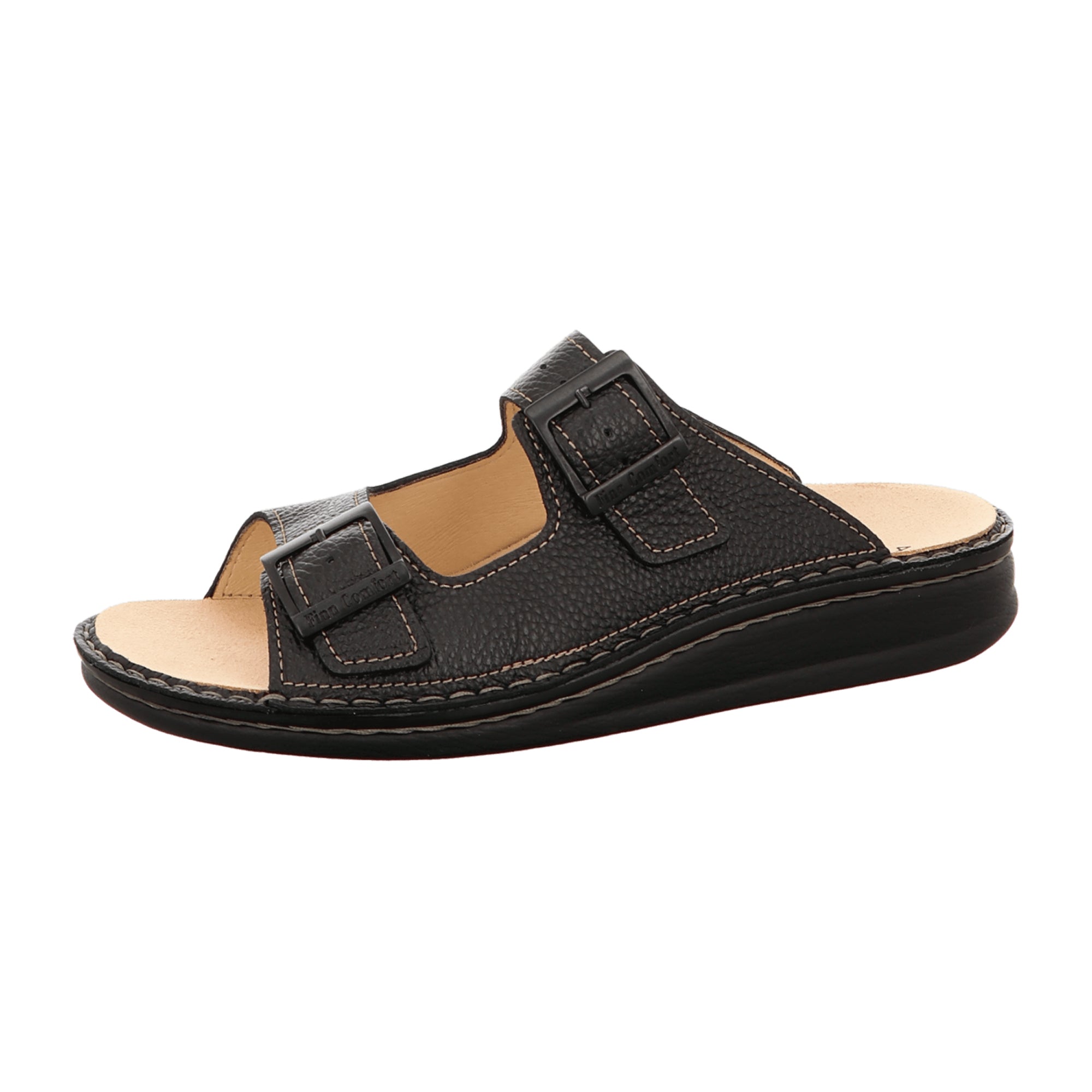 Finn Comfort Leros Men's Orthopedic Sandals, Black - Stylish & Durable