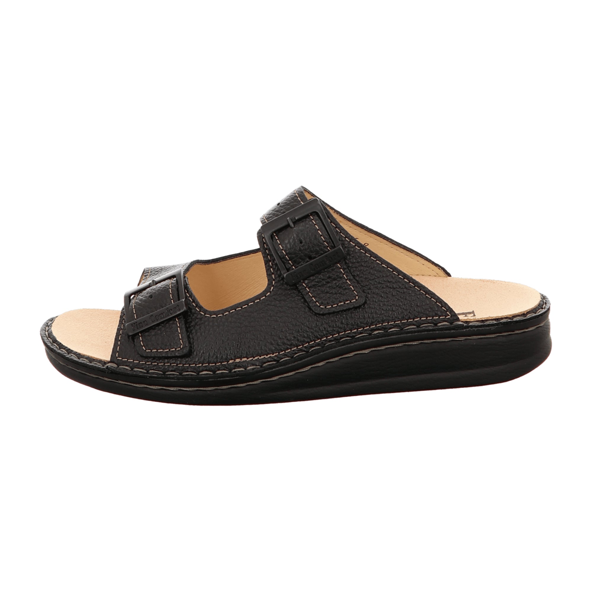 Finn Comfort Leros Men's Orthopedic Sandals, Black - Stylish & Durable