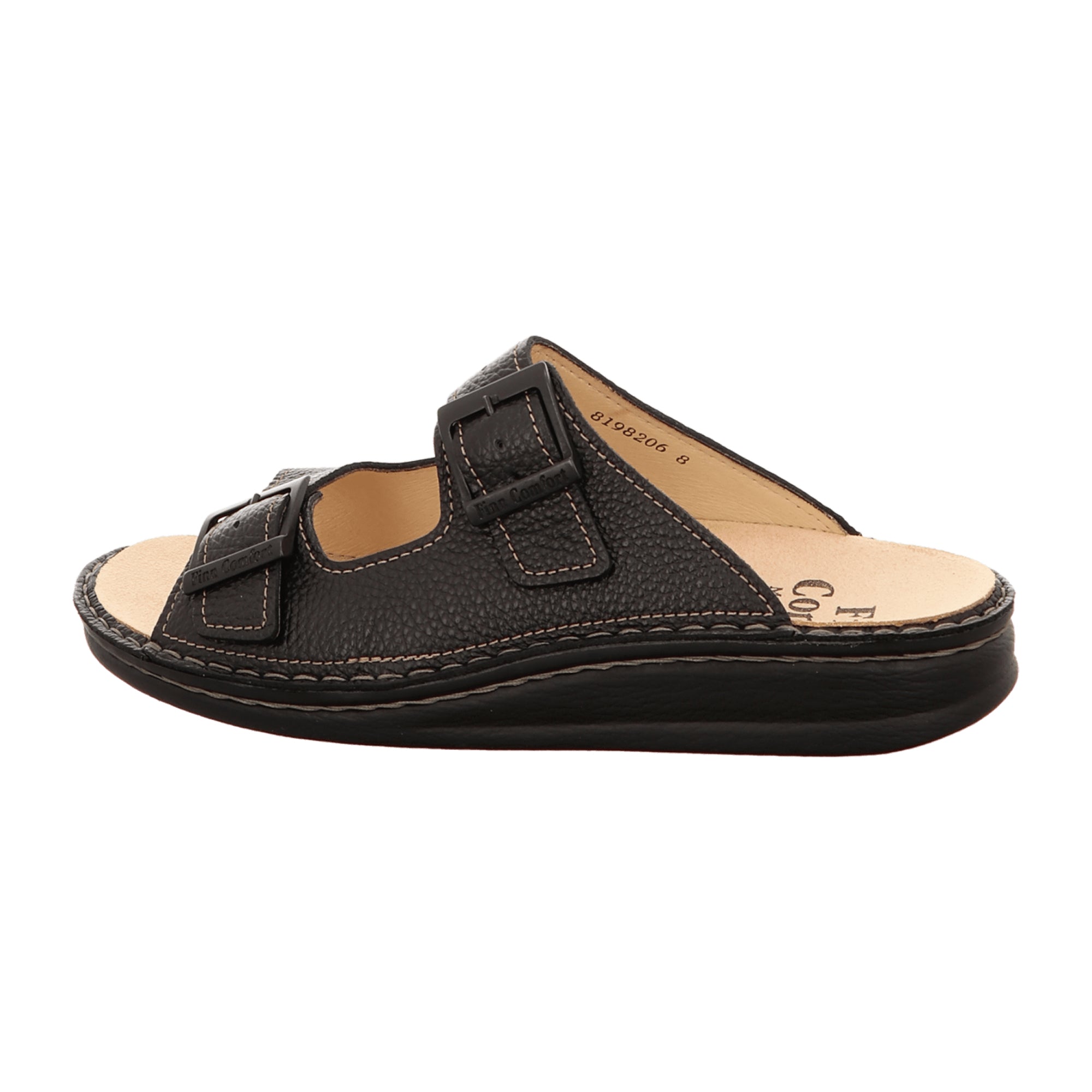 Finn Comfort Leros Men's Orthopedic Sandals, Black - Stylish & Durable