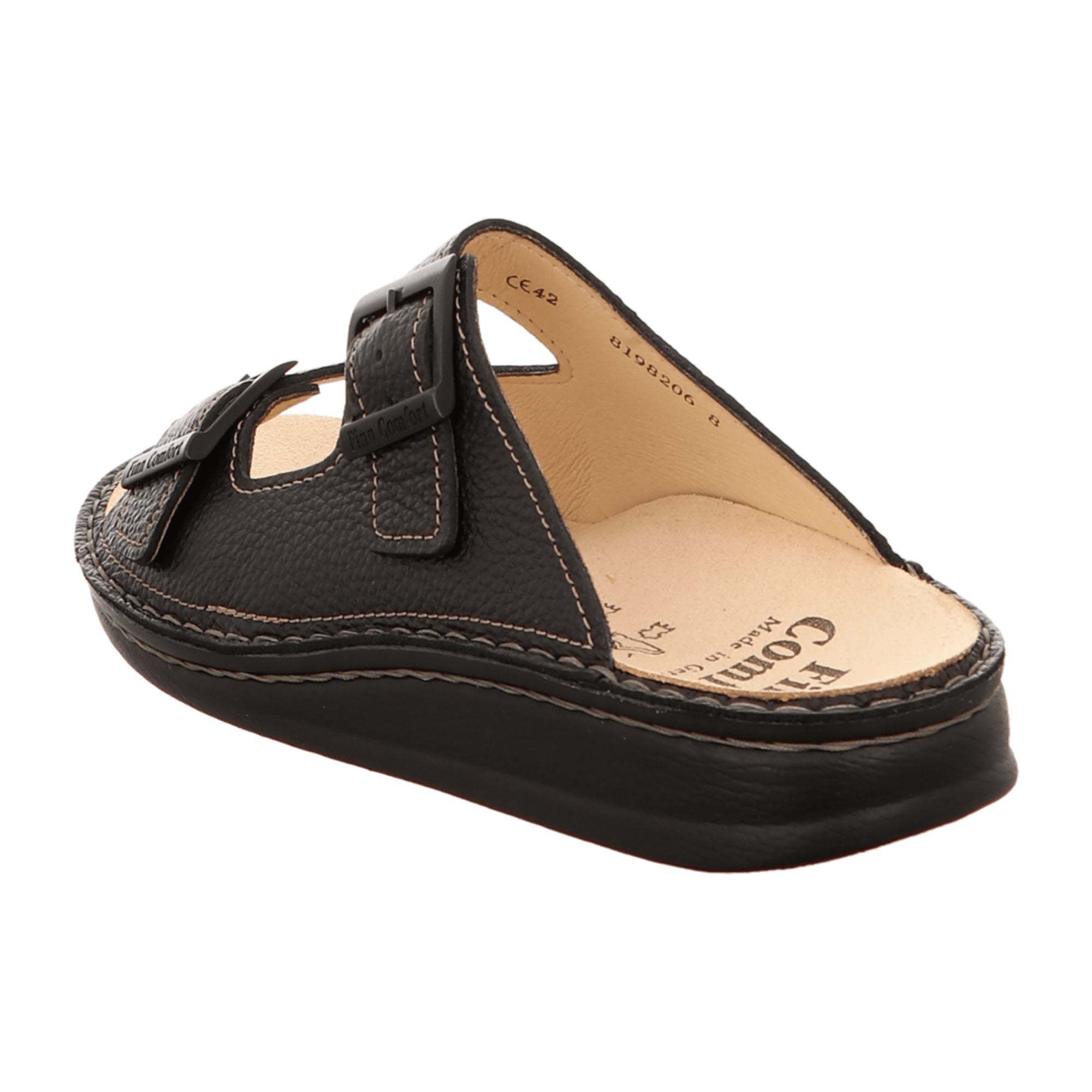 Finn Comfort Leros Men's Orthopedic Sandals, Black - Stylish & Durable