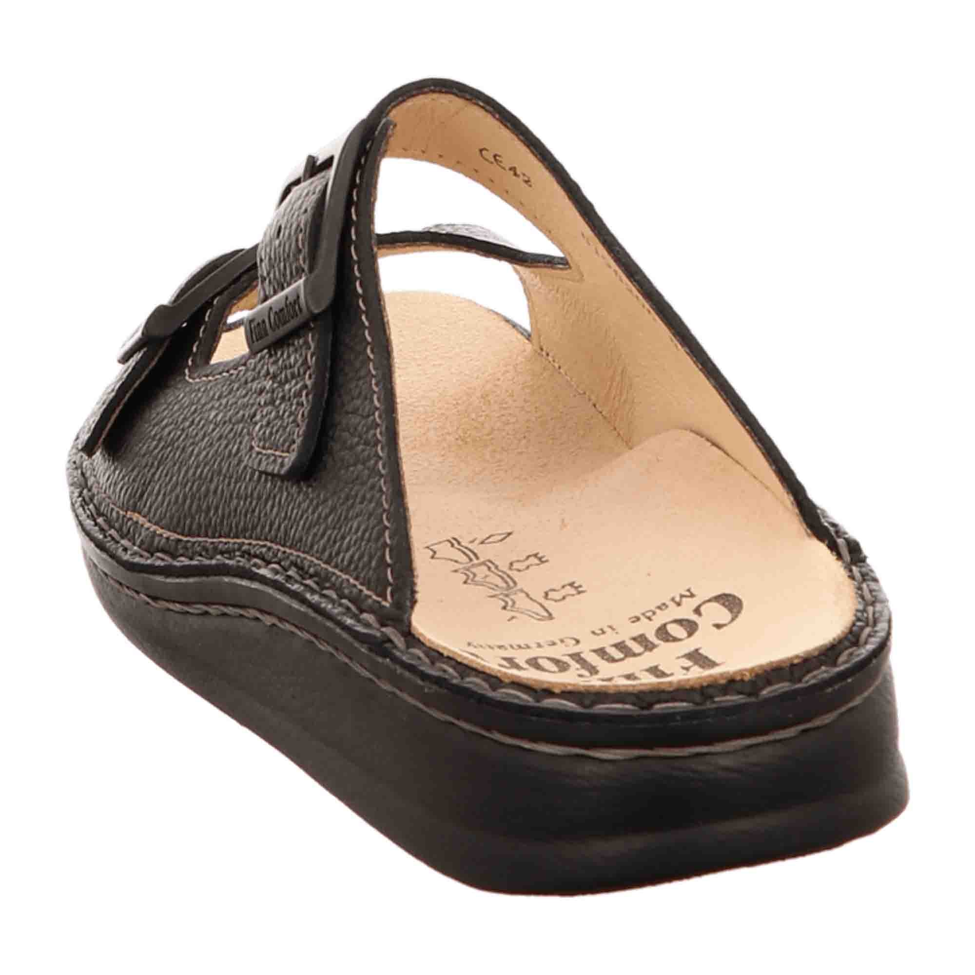 Finn Comfort Leros Men's Orthopedic Sandals, Black - Stylish & Durable