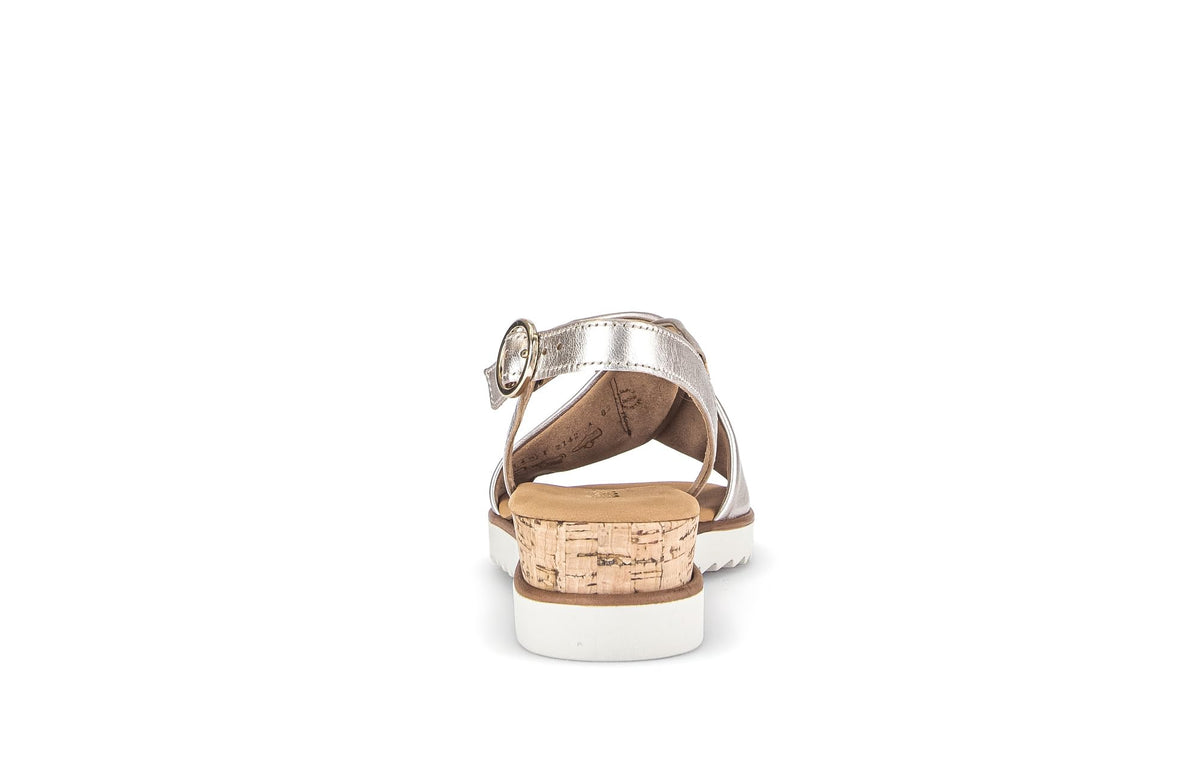 Gabor Womens Gabor 62.751 Kork Puder 6.5 Medium EU37 Sandals Textil 0 82 US
