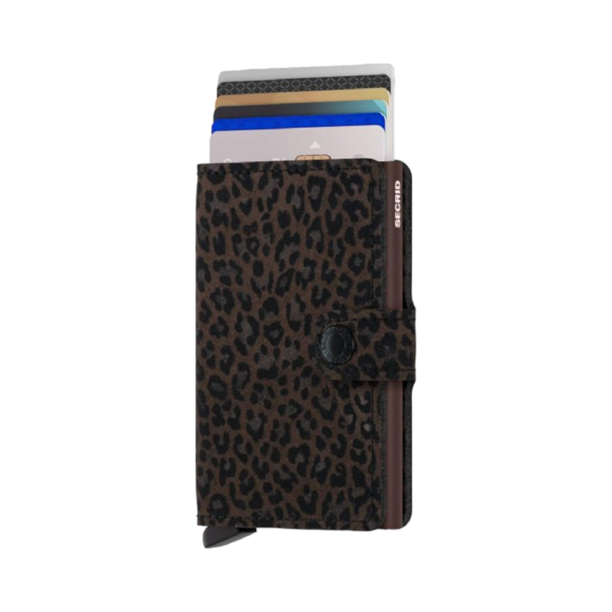 Secrid Miniwallet Leo RFID Leather Wallet Brown