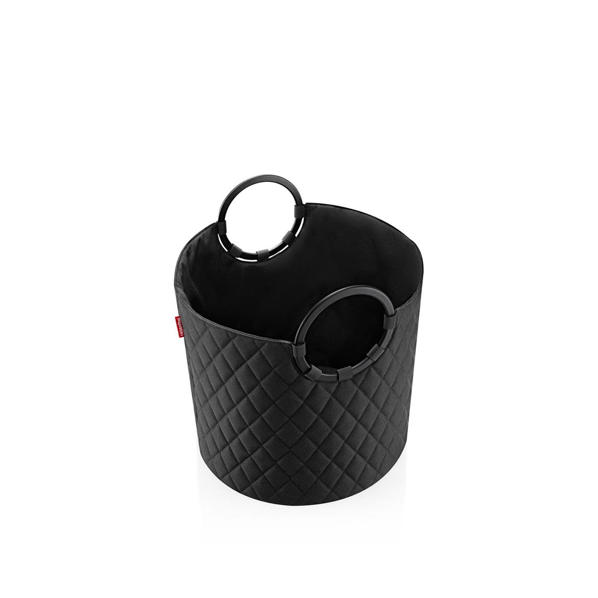 reisenthel Loophome S Storage Bag Rhombus Black - Lightweight Water-Resistant Indoor Tote