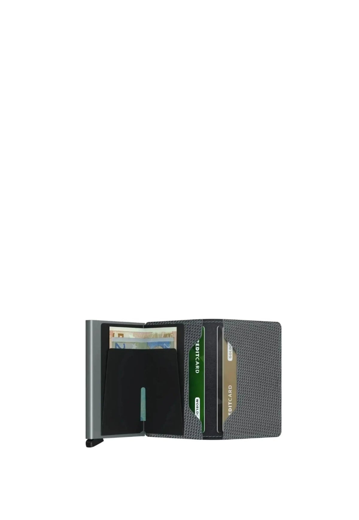 Secrid Slimwallet Cool Grey - Wallet with Pop-Up Coin Pocket